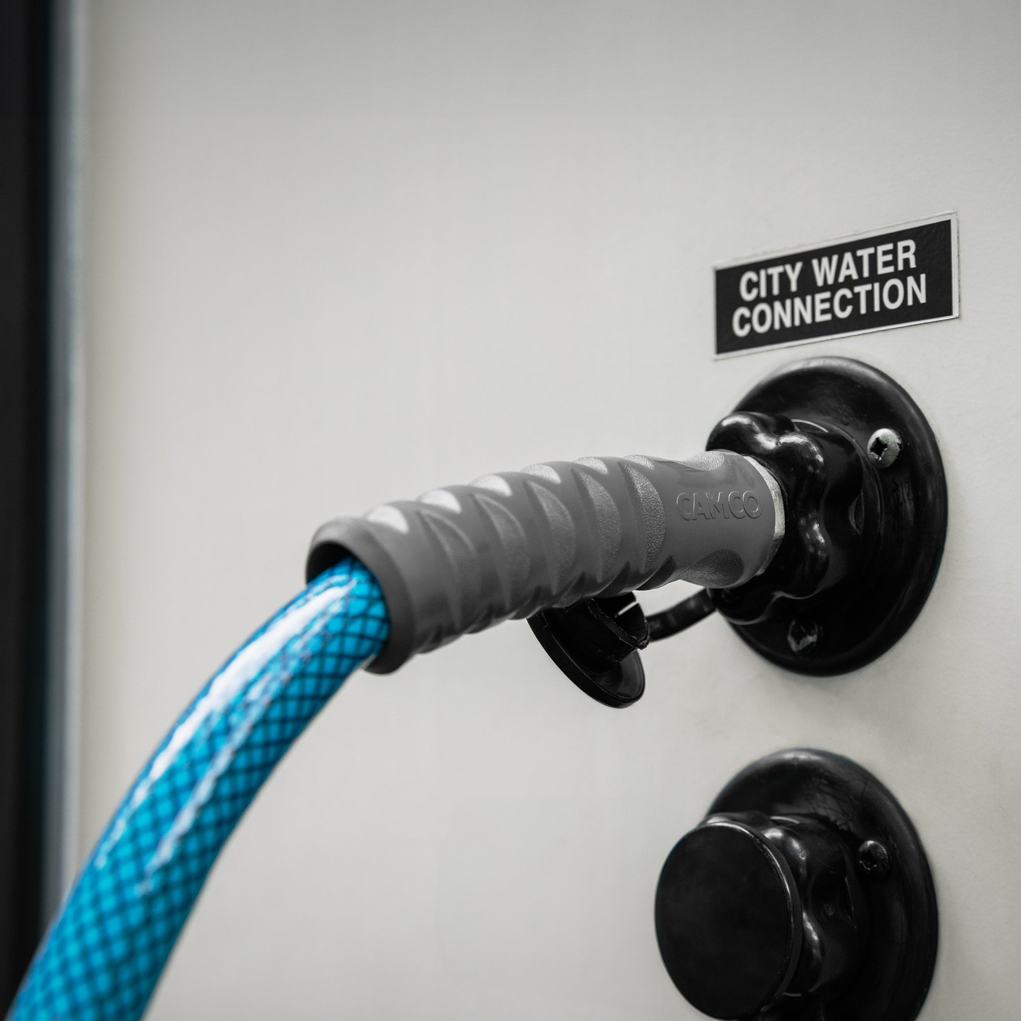 Camco TastePURE 10 Foot No Kink Heavy Duty PVC Premium Drinking Water Hose, Blue - VMInnovations