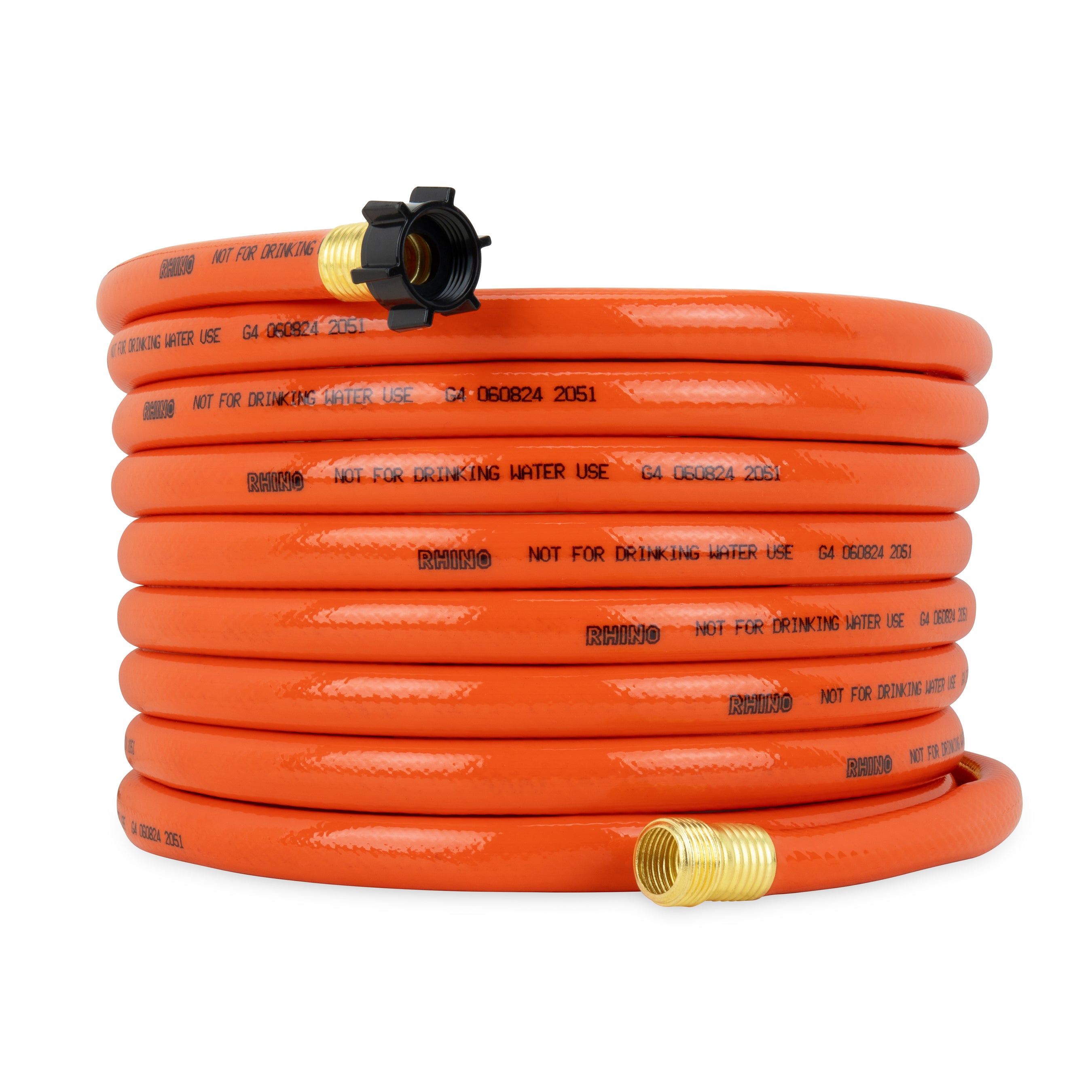 Rhino Rhinoflex 25' Clean Out Water Hose for Flushing RV Black/Grey Water Tanks
