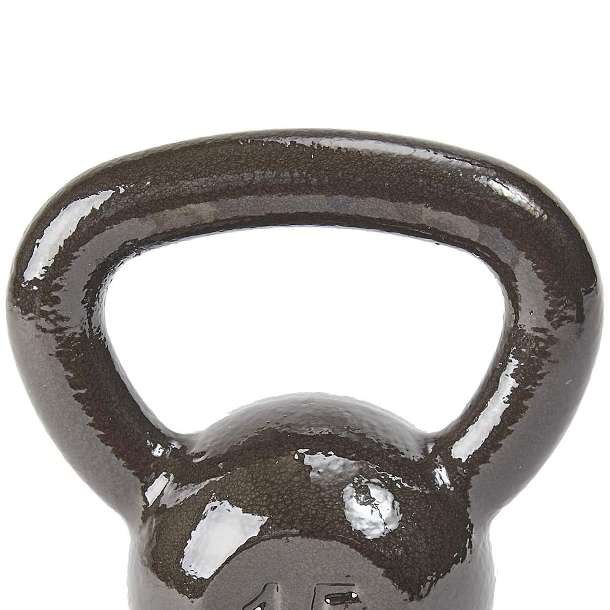 BalanceFrom 15LB Cast Iron Kettlebell for Home Gym Strength Training Exercise