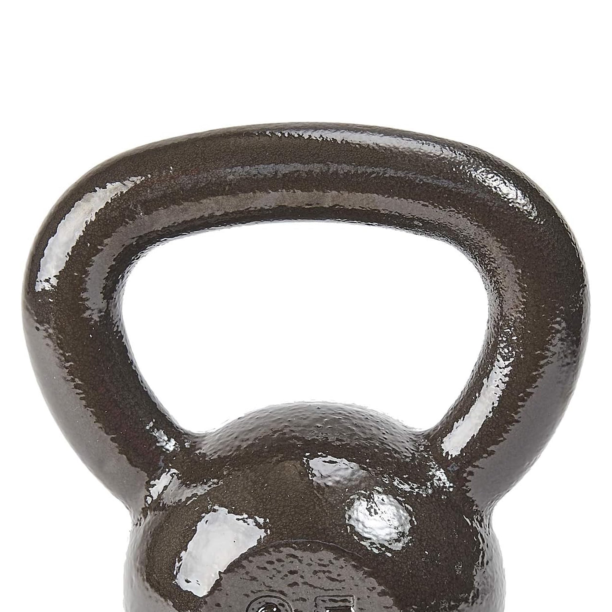 BalanceFrom 25LB Cast Iron Kettlebell for Home Gym Strength Training Exercise