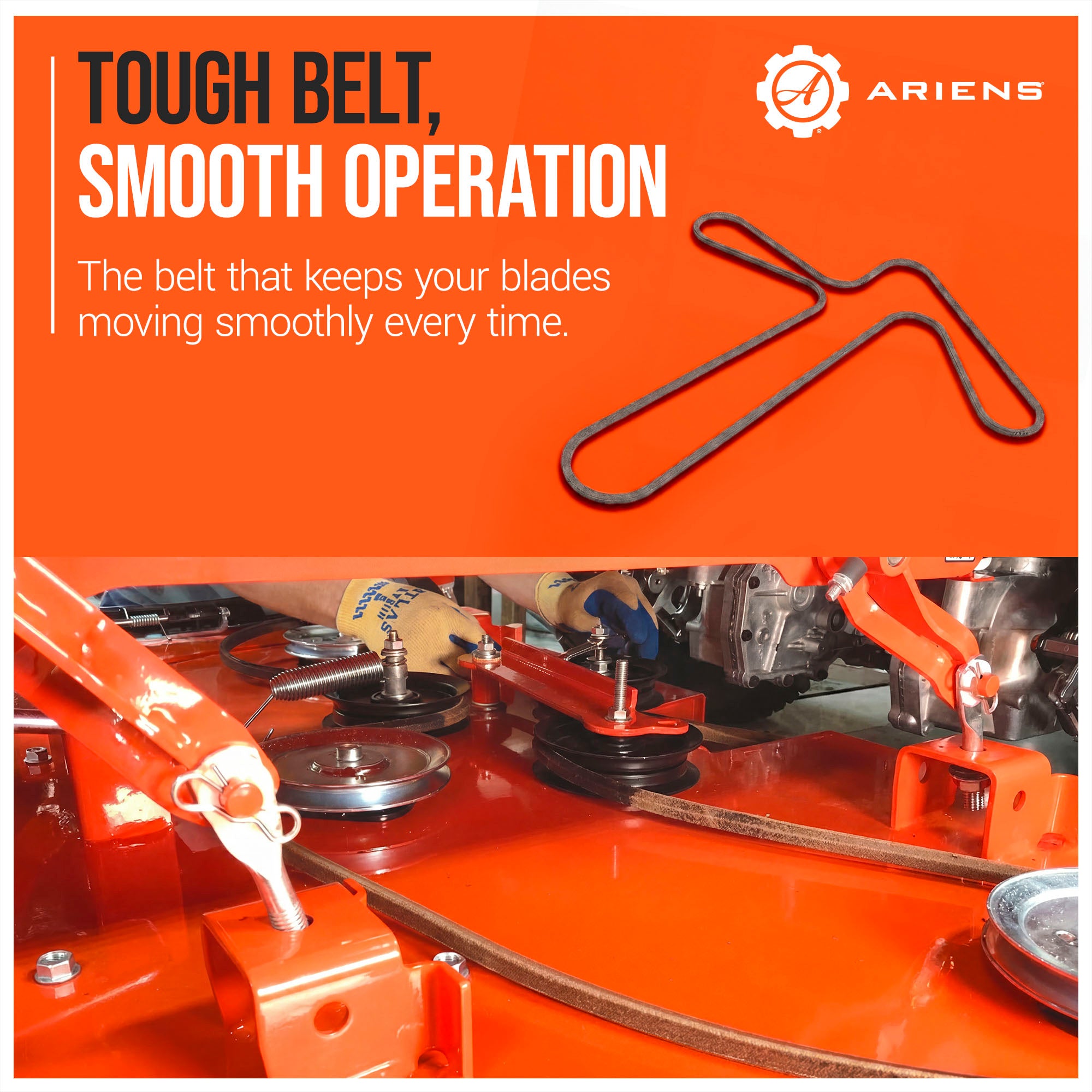 Ariens 42" Zero Turn Mower Tractor Deck PTO Wrapped V-Belt Clutching Replacement - VMInnovations