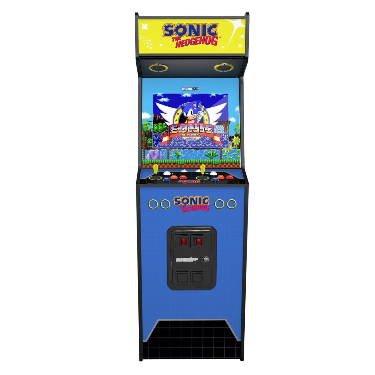 Arcade1Up Sonic the Hedgehog Deluxe Arcade Game Freestanding Machine