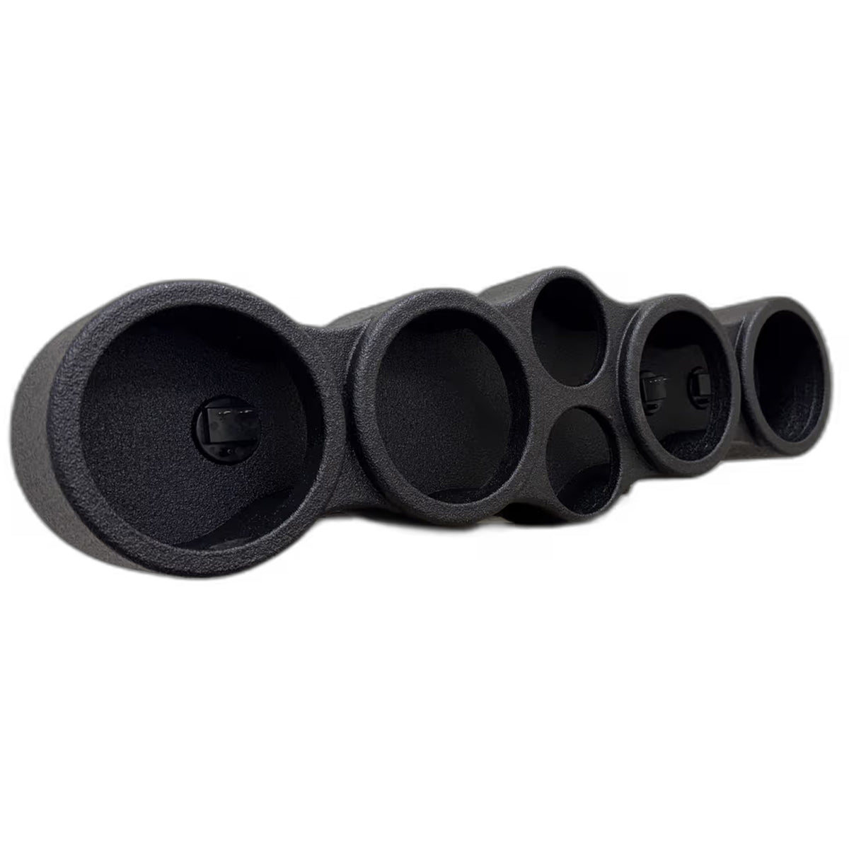 Q Power Sprayed Pod Quad 6.5" Speaker Box, 4-Hole Sealed Enclosure w/ 2 Tweeters (Open Box)