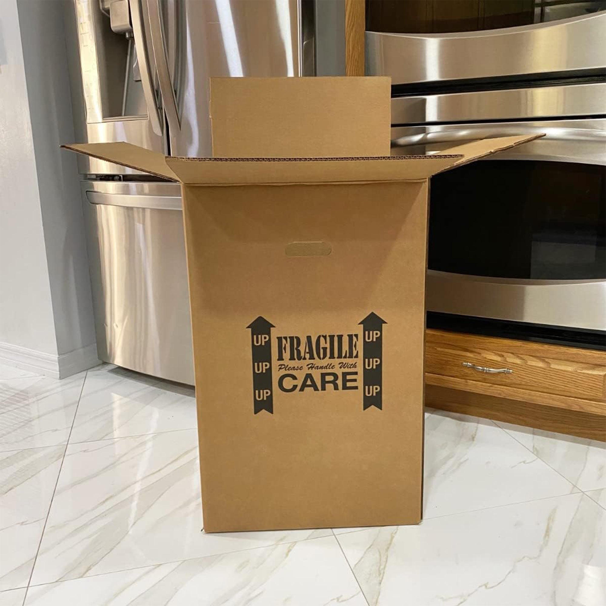 UBMOVE Double Wall Kitchen Moving & Packing Boxes, 18" x 18" x 28", 4 Pack