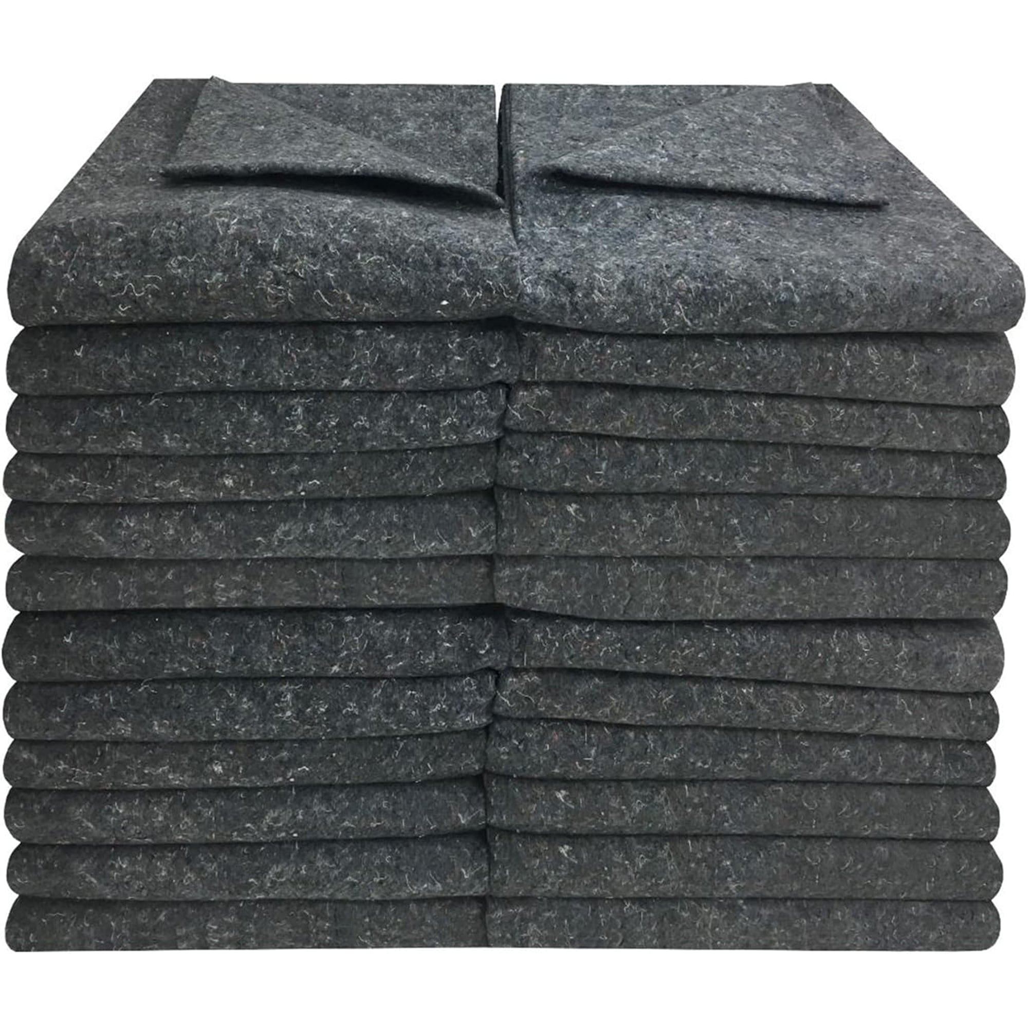 uBoxes 24-Pack Moving Blankets, Floor Protectors for Moving & Packing, Gray - VMInnovations