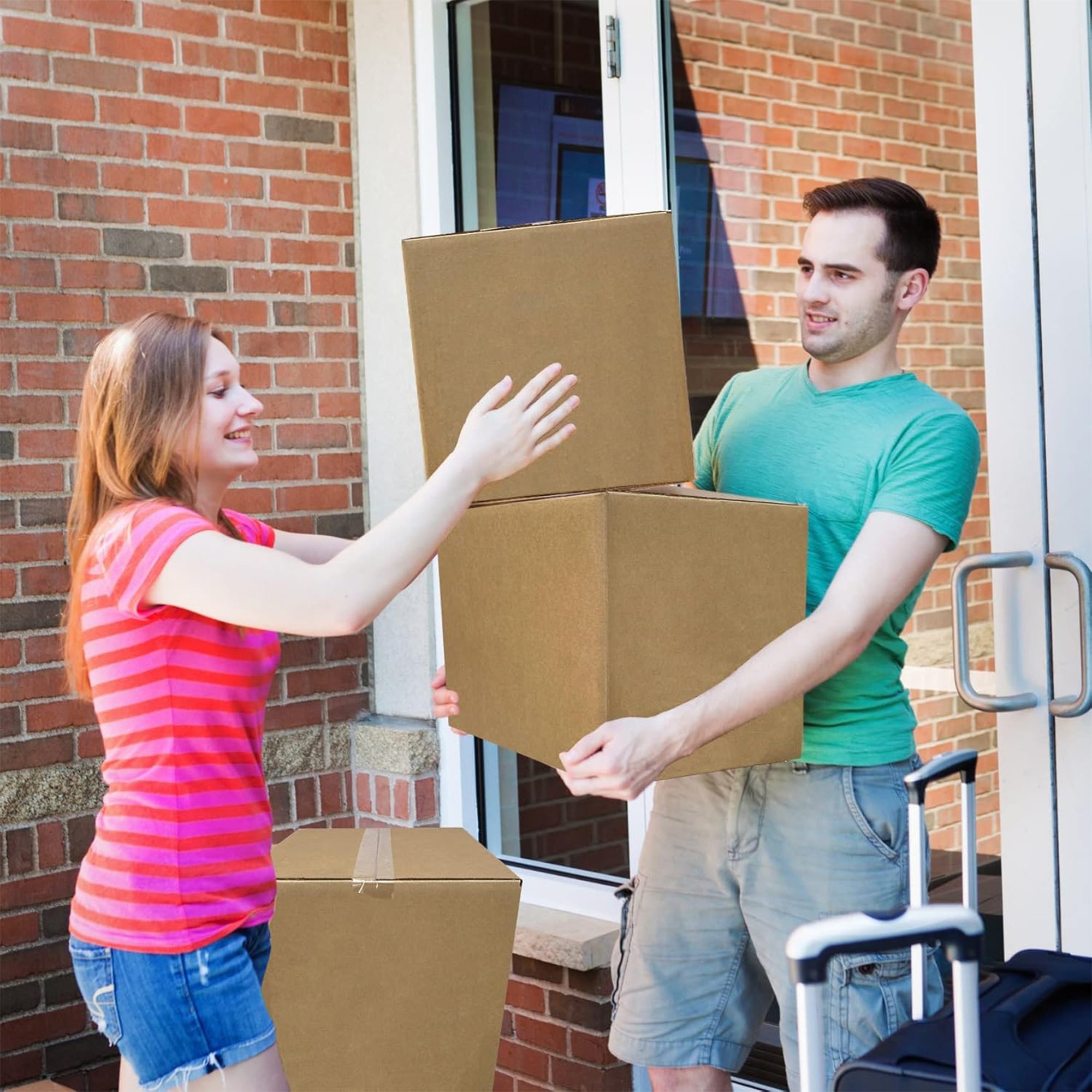 UBMOVE 2 Room Moving Kit, 30 Corrugated Cardboard Boxes with Packing Supplies