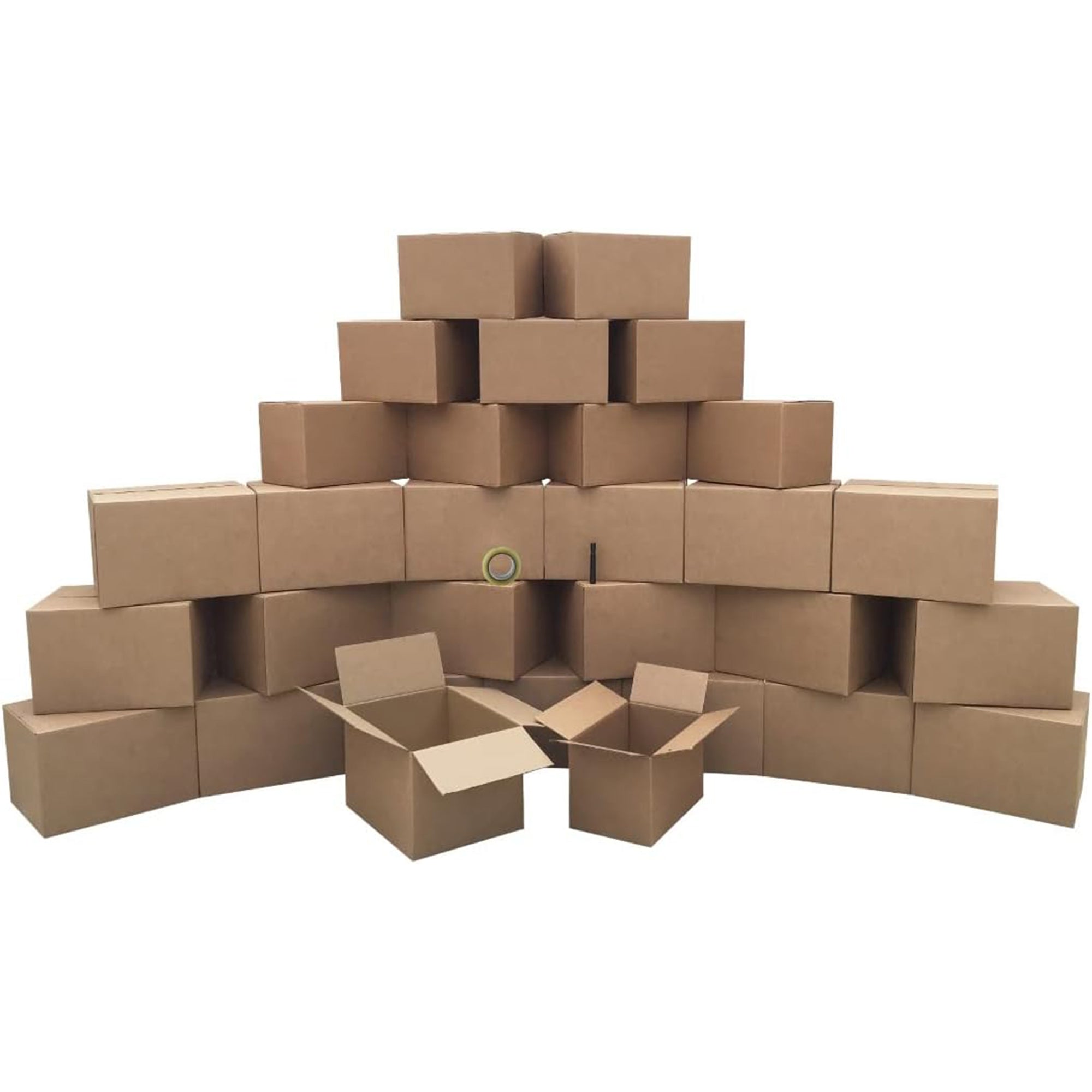 UBMOVE 2 Room Moving Kit, 30 Corrugated Cardboard Boxes with Packing Supplies