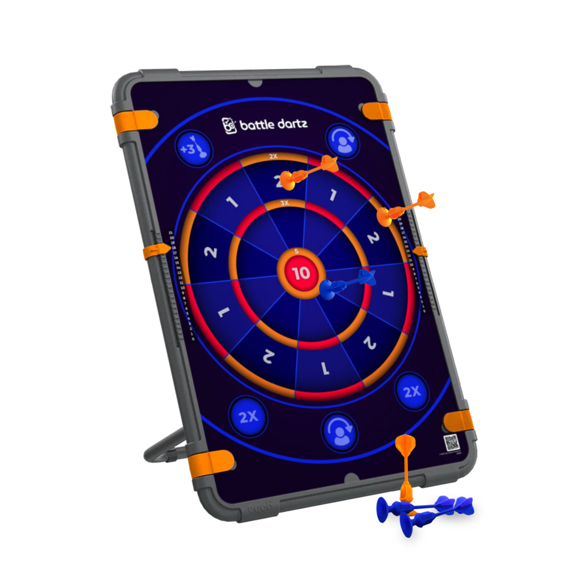 Battle Dartz Dart Board, Interchangeable Target Indoor Outdoor Game Set - VMInnovations