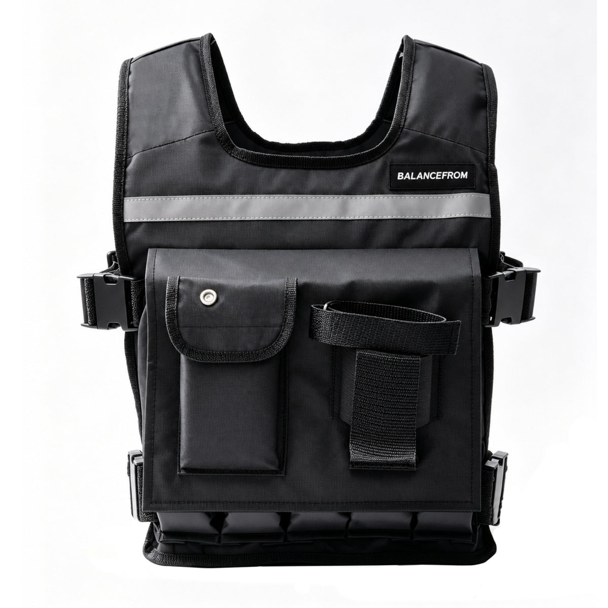 BalanceFrom 40 lb Weighted Training Vest with Quick Release and Breathable Mesh