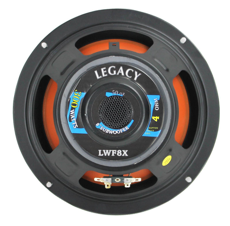 4) New LEGACY LWF8X 8" 300 WATT Car Audio Subwoofers Subs Power Woofers 4 Ohm