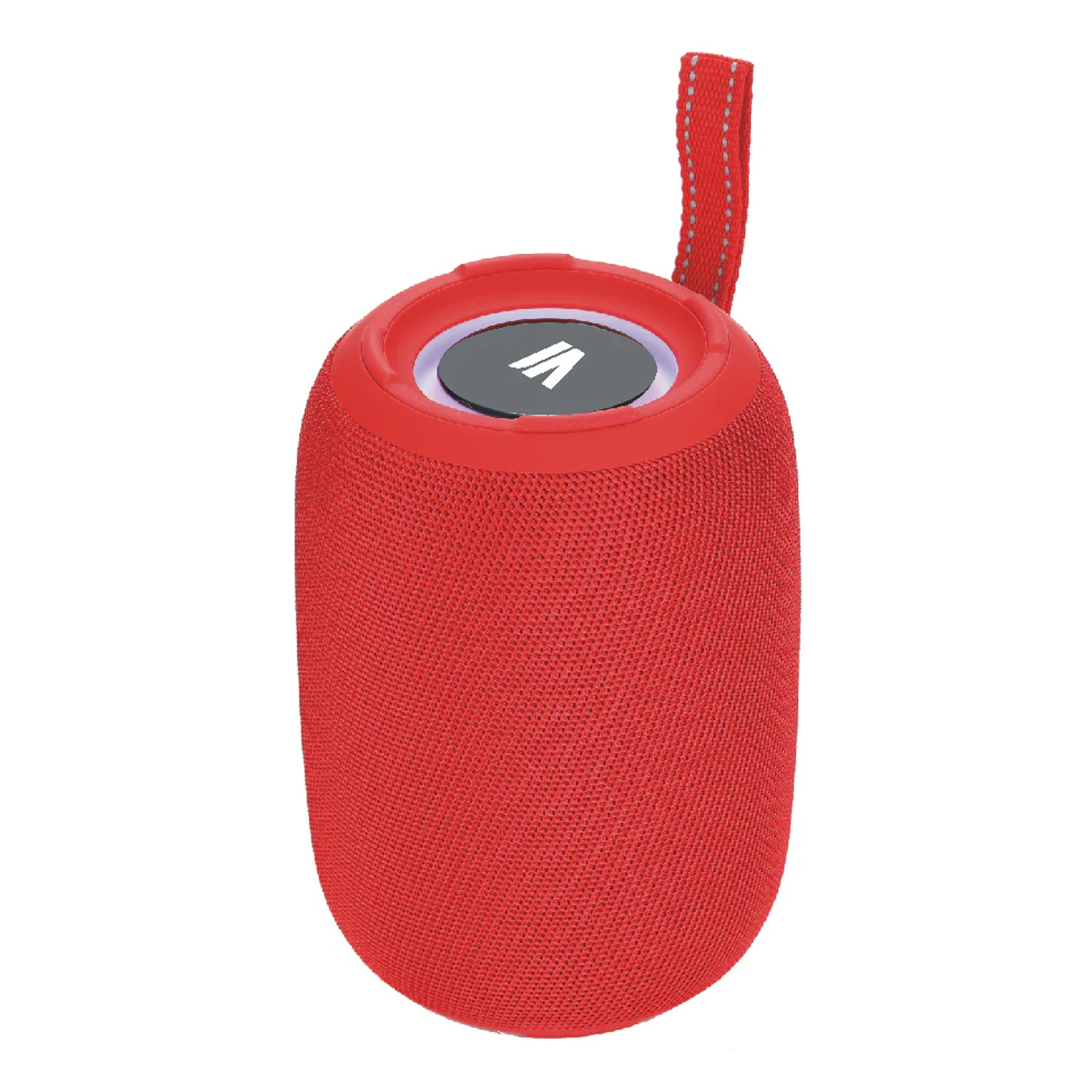 Max Power MPD395 Pulse Boom Portable Bluetooth Speaker with Heavy Bass, Red - VMInnovations