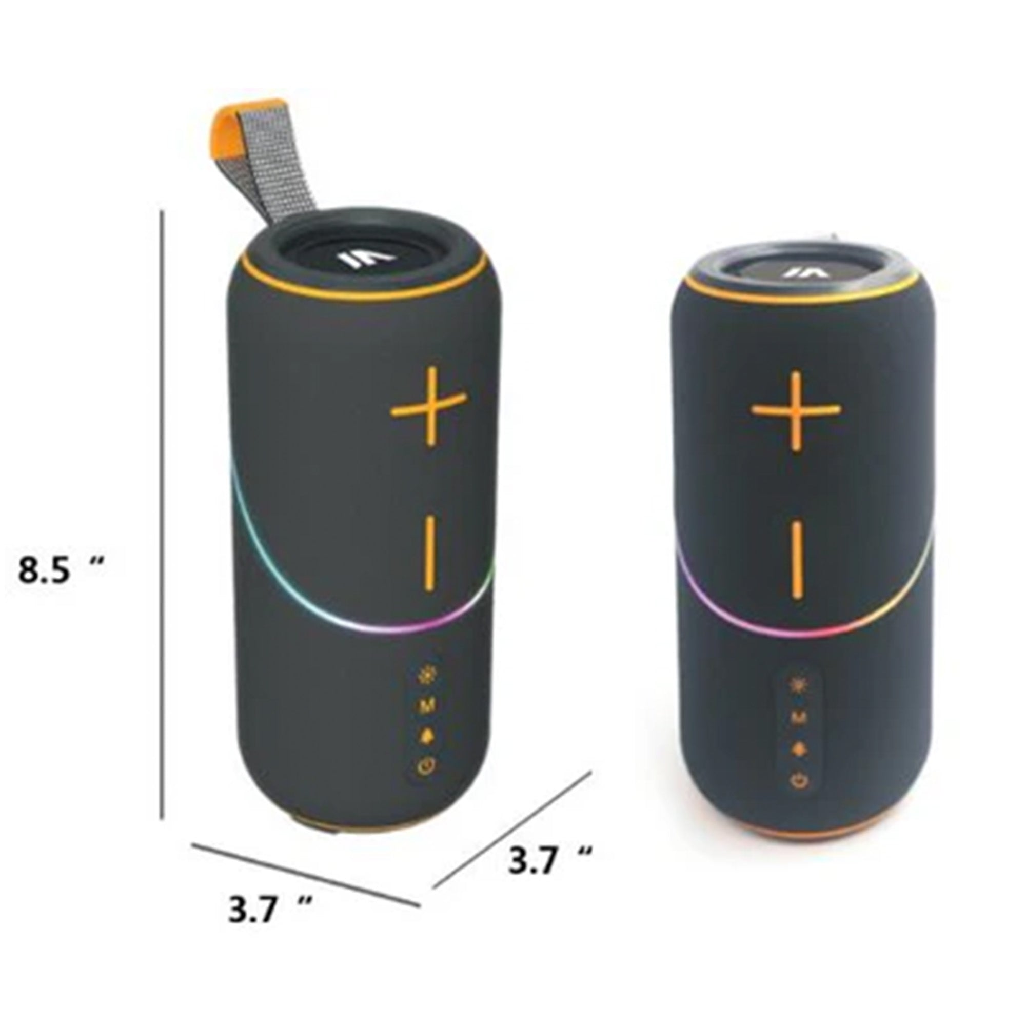 Max Power MPD672 Pulse Xtreme Portable Bluetooth Speaker with Heavy Bass, Blue - VMInnovations