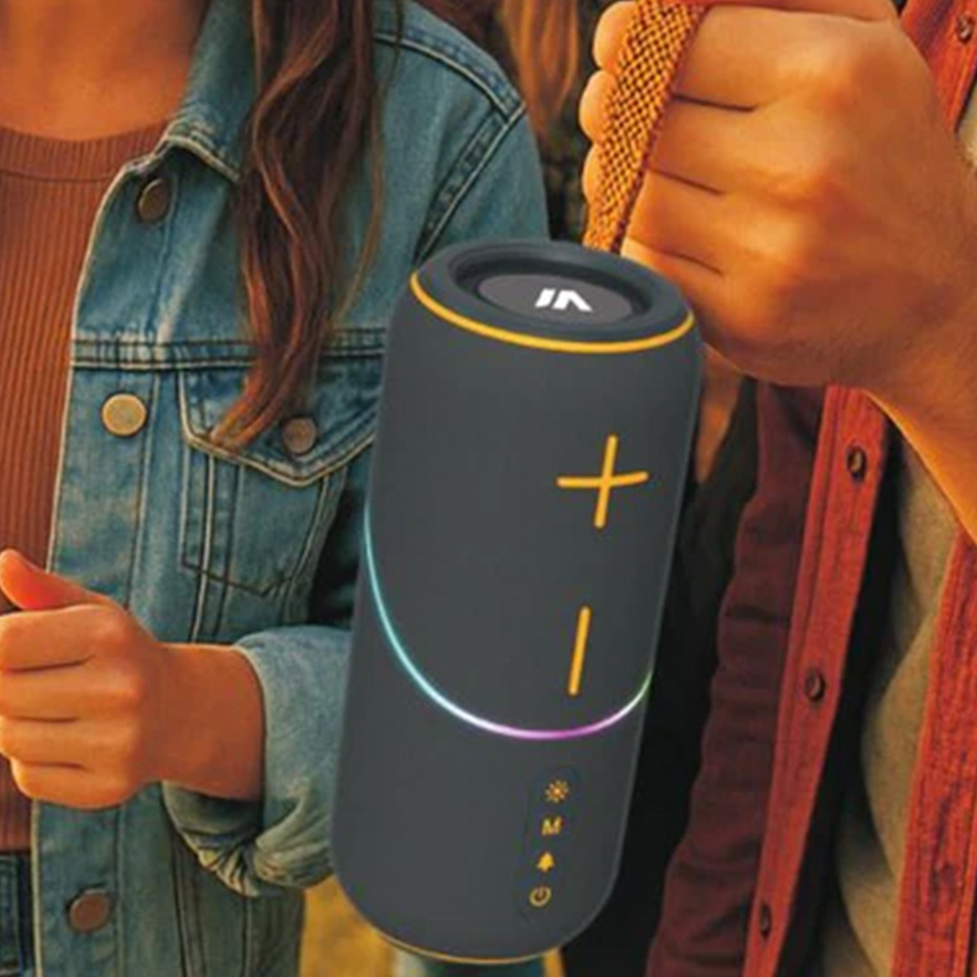 Max Power MPD672 Pulse Xtreme Portable Bluetooth Speaker with Heavy Bass, Blue - VMInnovations