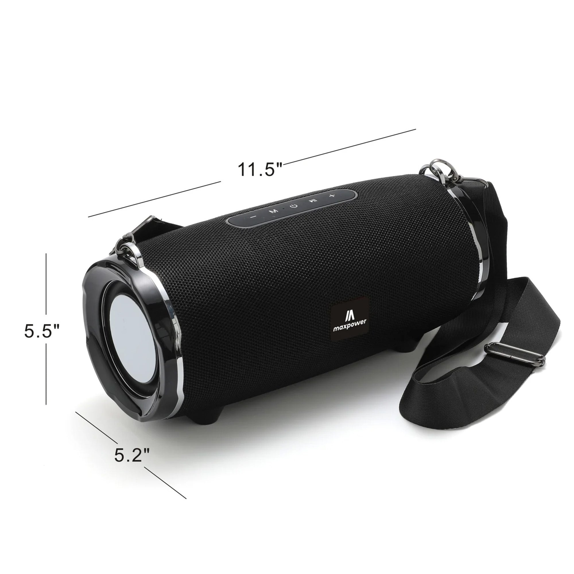 Max Power Encore Portable Wireless Outdoor Speaker with Bluetooth 5.3 and Strap - VMInnovations