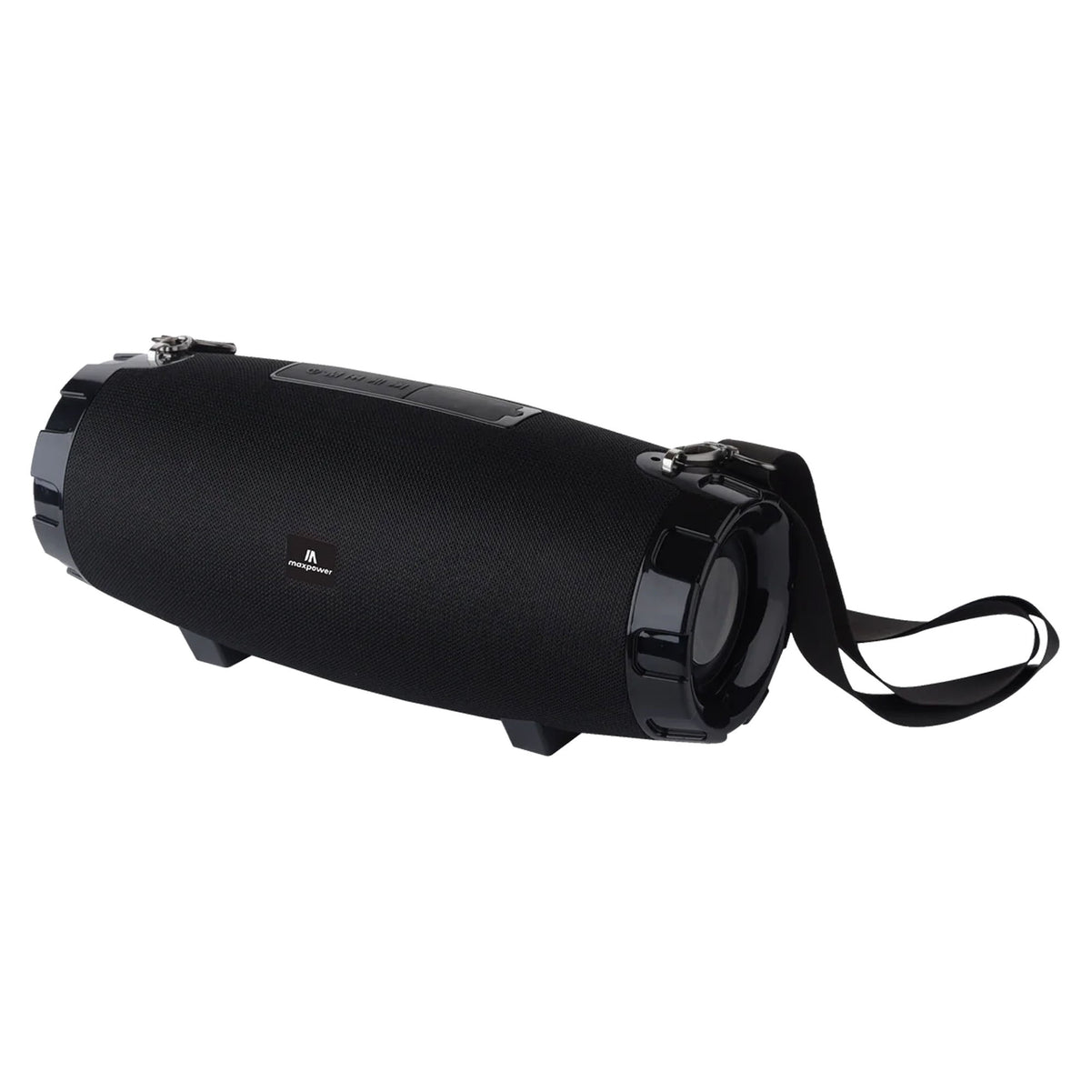 Max Power MPD526 Cyclone 2.0 Rechargeable Bluetooth Speaker, Carry Strap, Black - VMInnovations