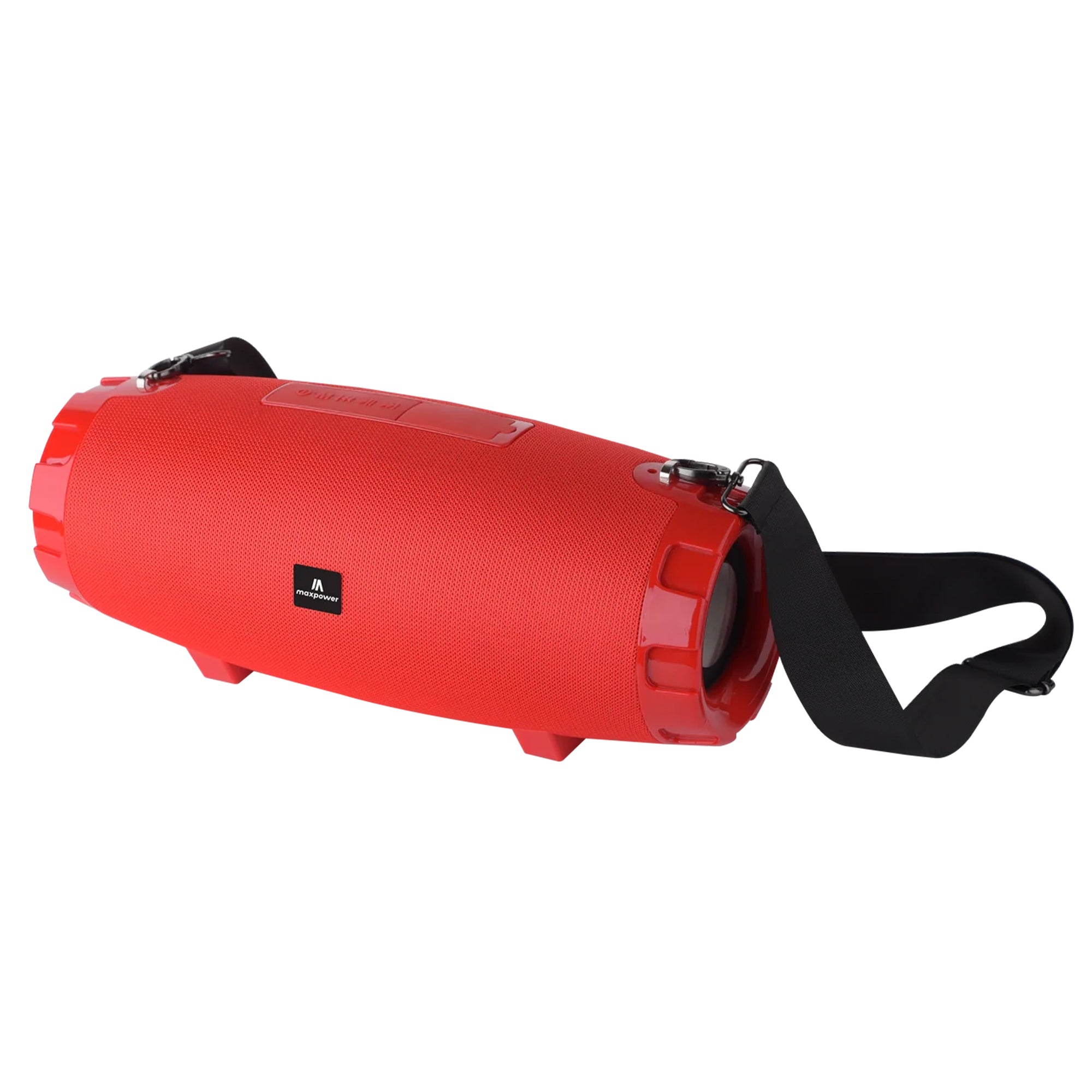 Max Power MPD526 Cyclone 2.0 Rechargeable Bluetooth Speaker, Carry Strap, Red - VMInnovations