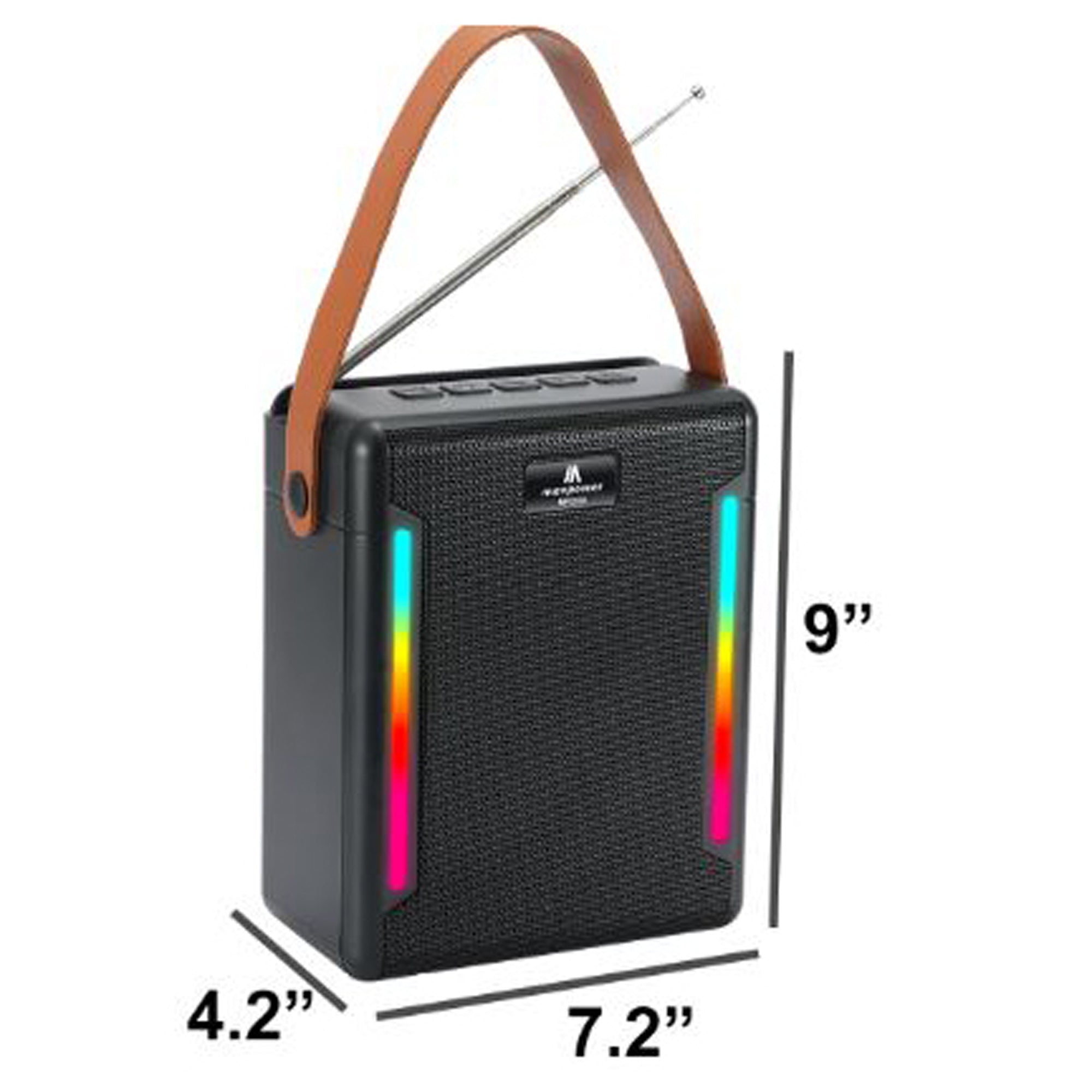 Max Power Solar Beat Bluetooth Speaker with Solar Charging and Type C Charging - VMInnovations