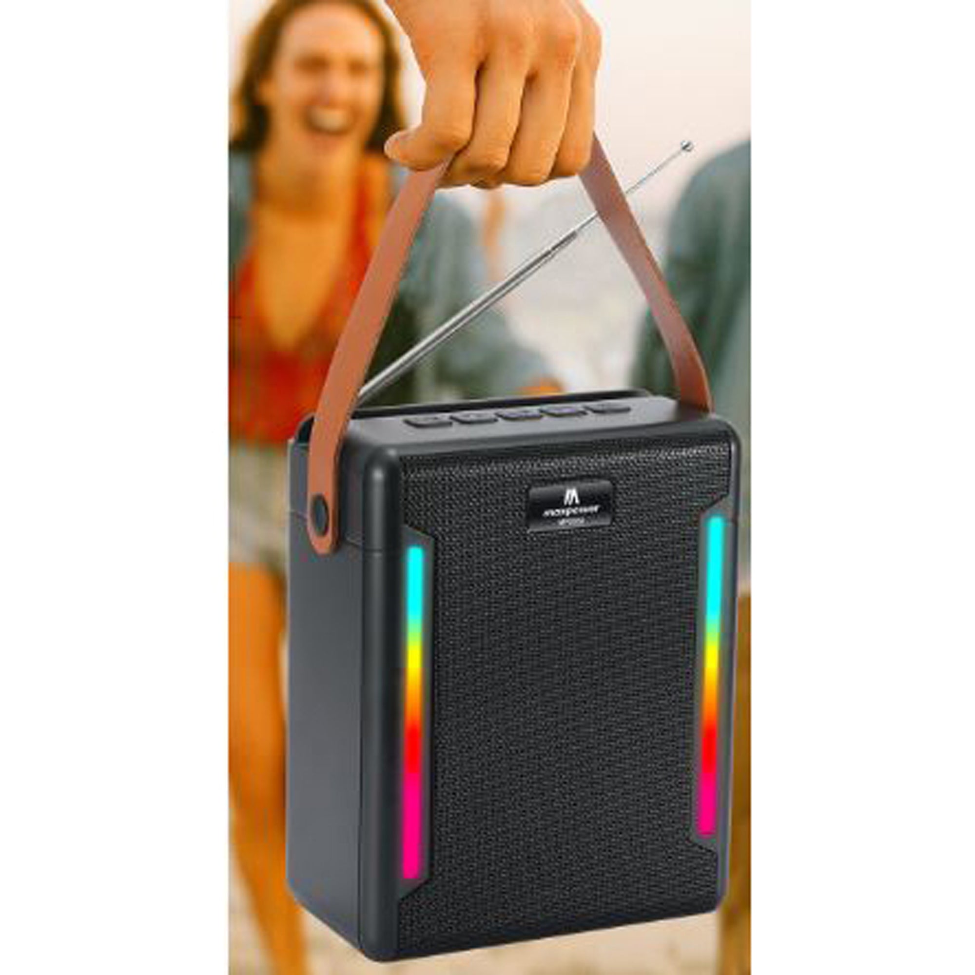 Max Power Solar Beat Bluetooth Speaker with Solar Charging and Type C Charging - VMInnovations