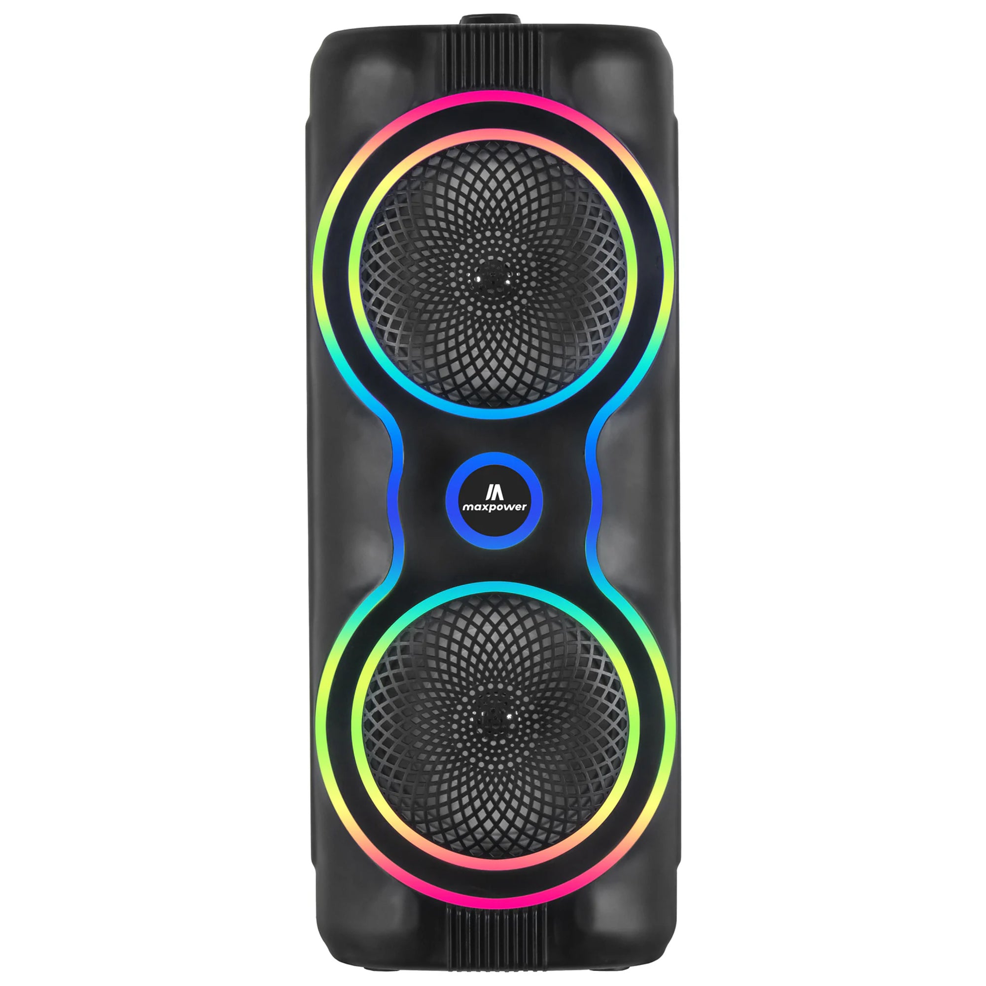 Max Power MPD6M 6.5" Bluetooth Karaoke Speaker, LEDs, Dual Woofers & Microphone - VMInnovations