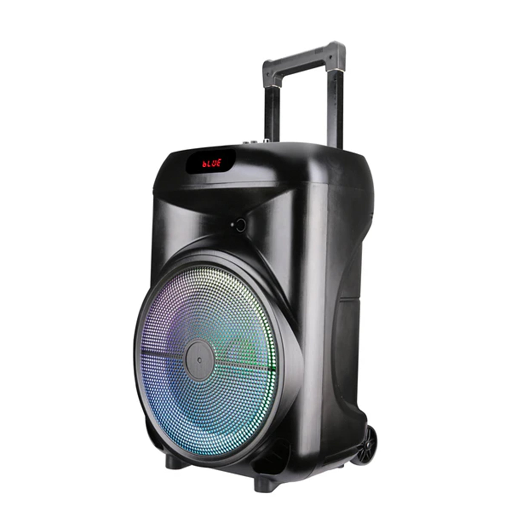 Max Power Rumble 12 Karaoke Bluetooth Trolley Speaker with Adjustable DJ Stand - VMInnovations