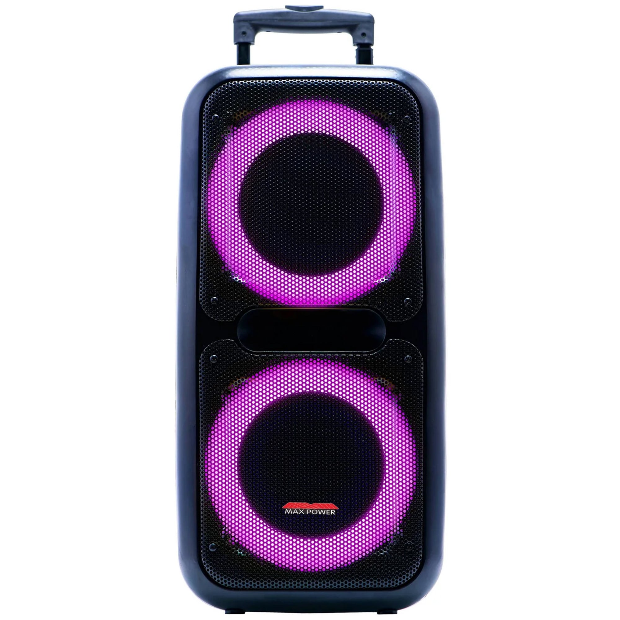 Max Power Ultra Boom X-Bass Party Speaker, Dual 12-Inch Woofers w/ Wireless Mic