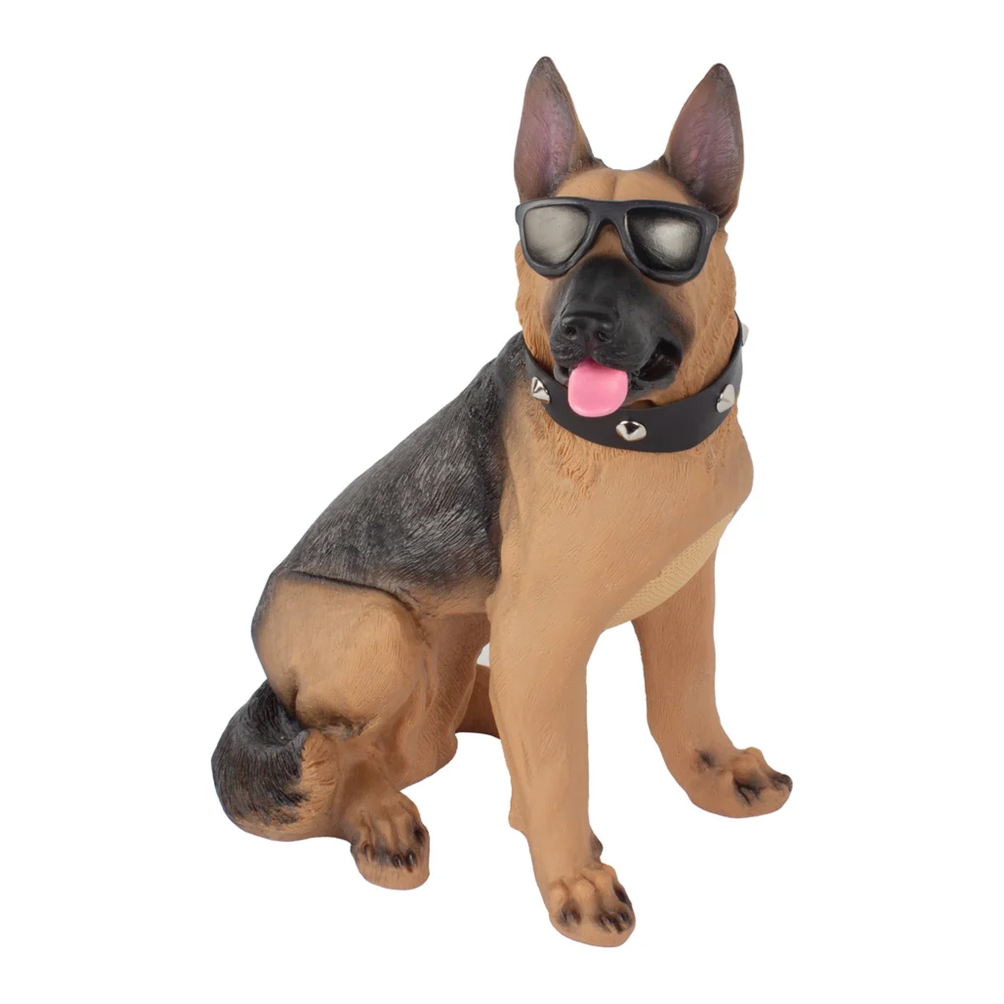 Max Power German Shepherd Bluetooth 5.3 Speaker, Wireless Novelty Dog Stereo - VMInnovations