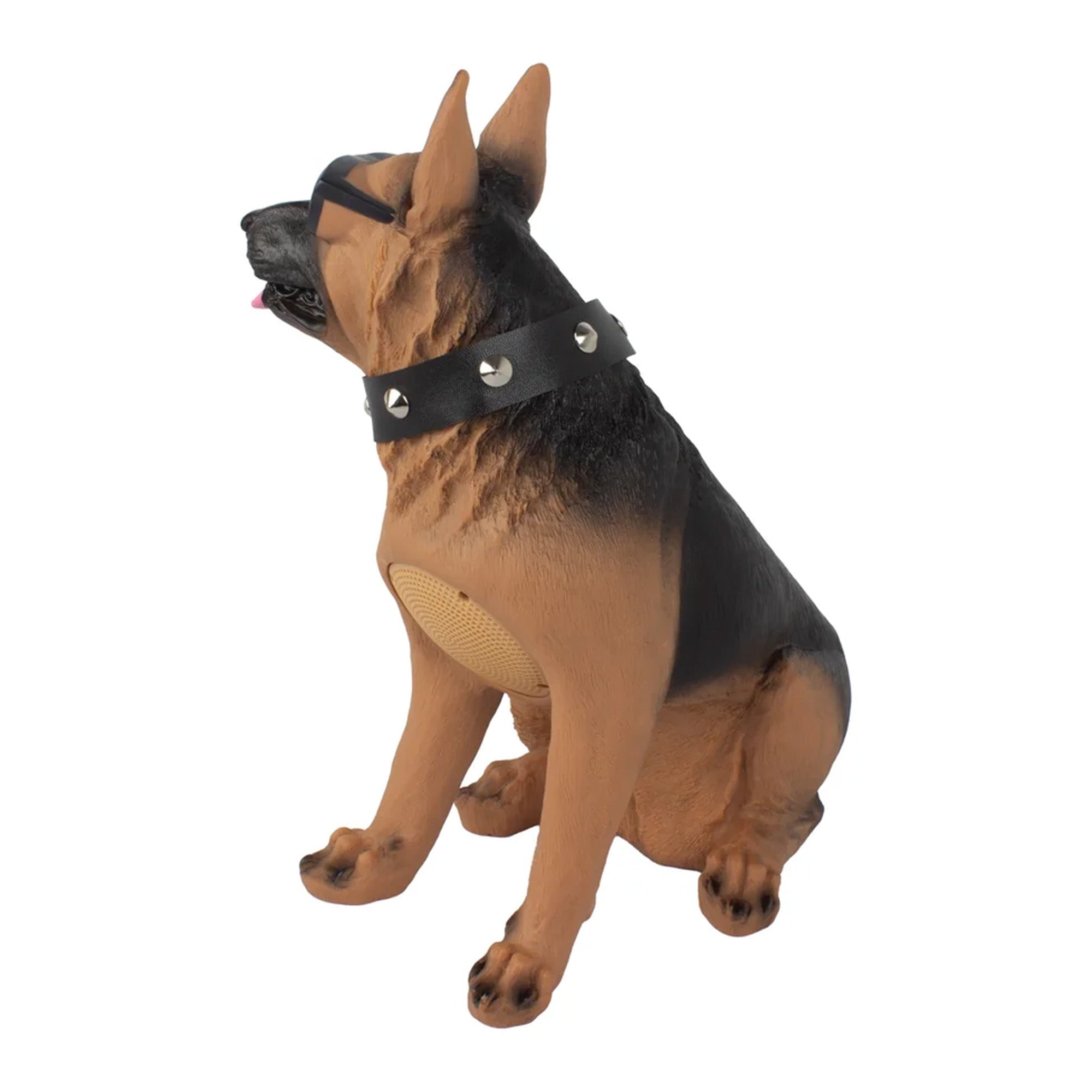 Max Power German Shepherd Bluetooth 5.3 Speaker, Wireless Novelty Dog Stereo - VMInnovations