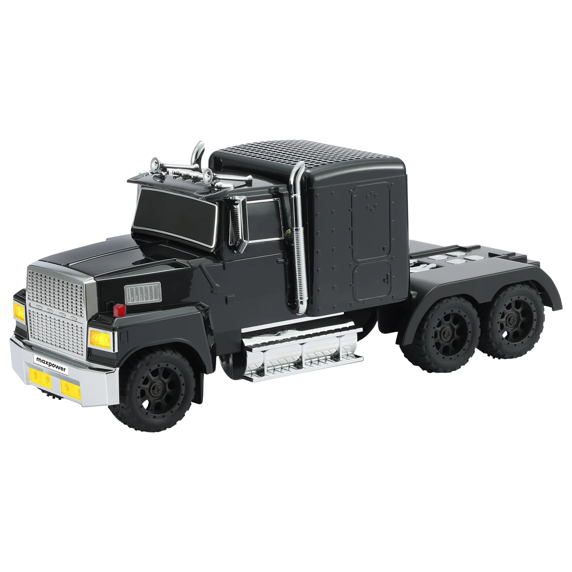 Max Power Semi Truck Bluetooth Speaker, Wireless Big Rig Vehicle Stereo, Black - VMInnovations