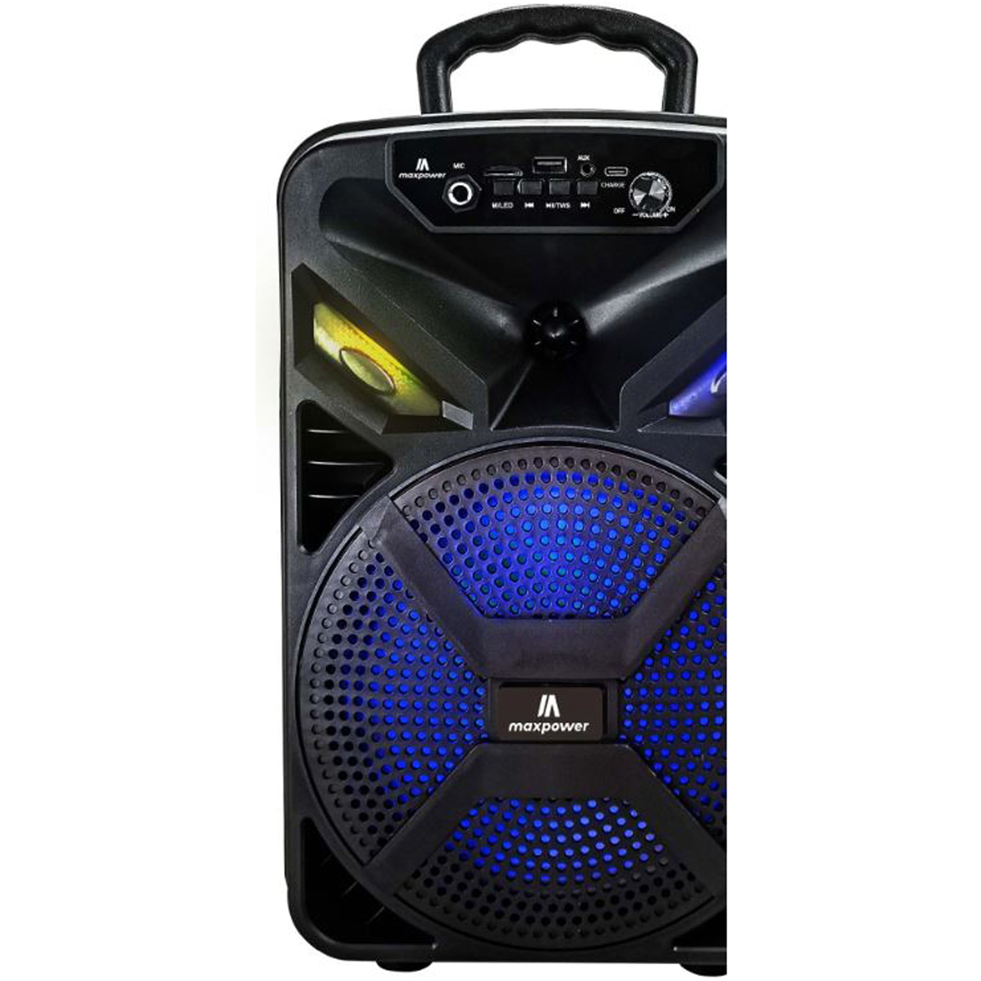 Max Power MPD829 Karaoke Bluetooth Speaker with 8" Woofer, Mic and Carry Handle - VMInnovations