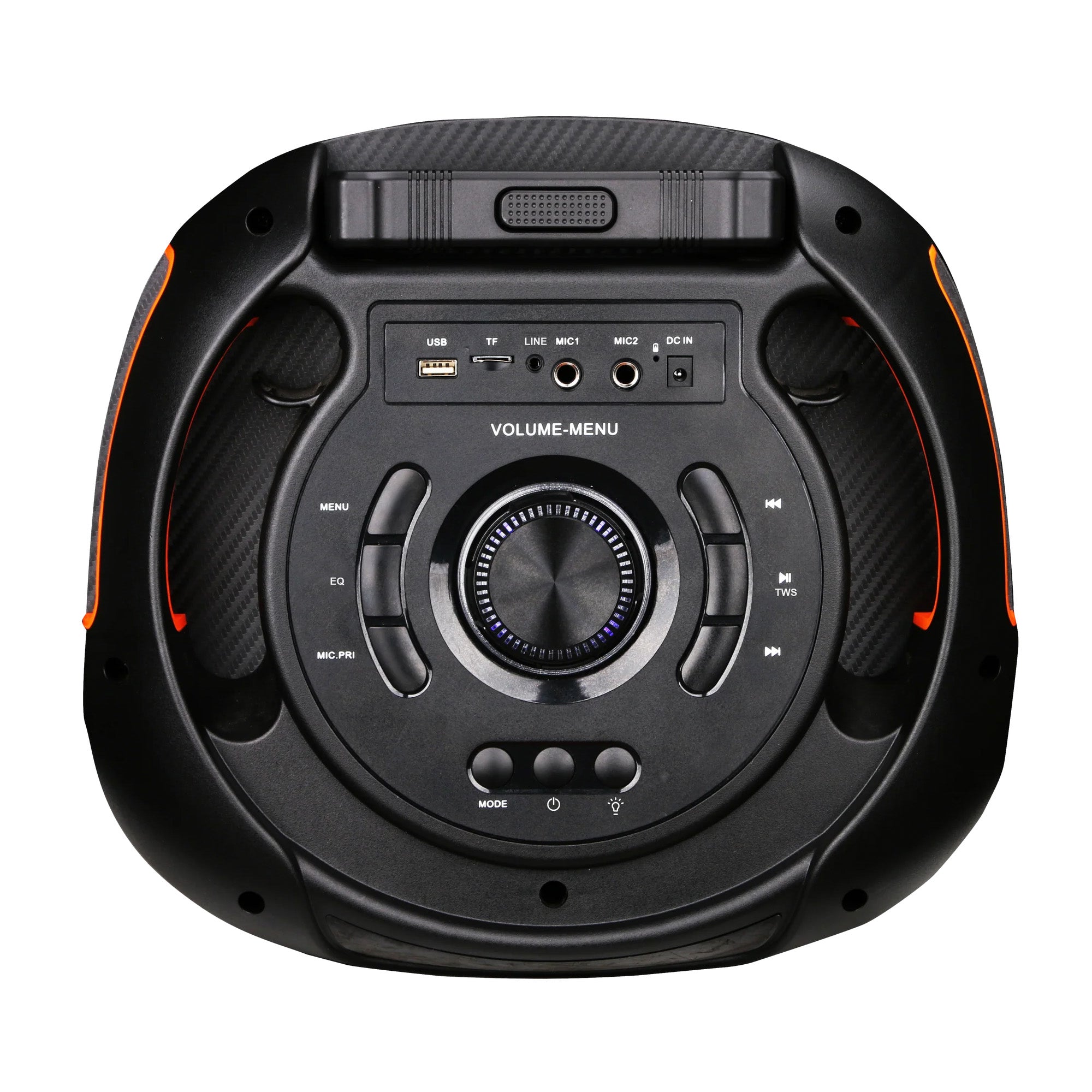 Max Power MPD592 Omnia 12" Portable Karaoke DJ Speaker with Microphone & Wheels - VMInnovations