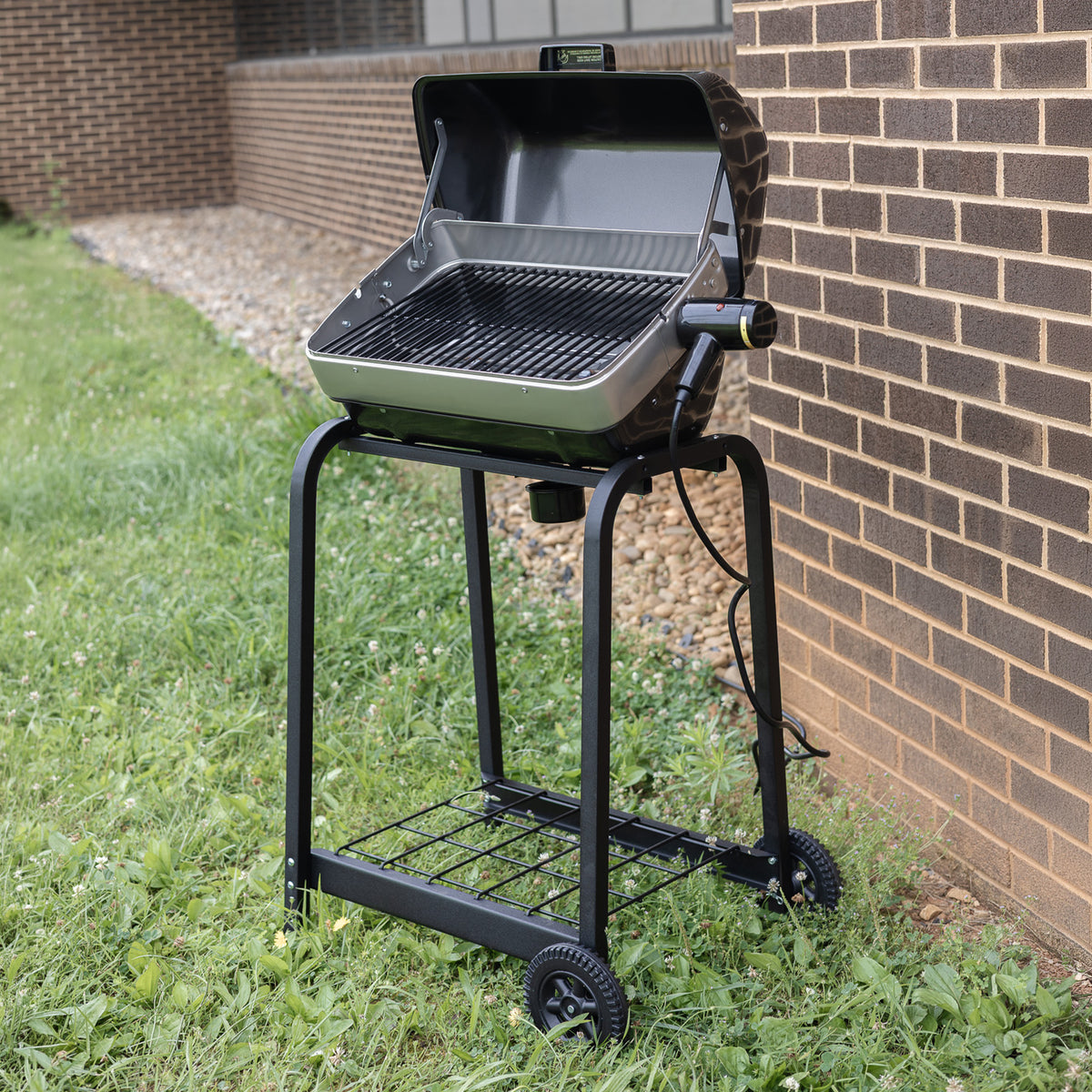Americana Grills 3-Zone Cart Electric Grill, Outdoor Rolling Cart, Graphite - VMInnovations