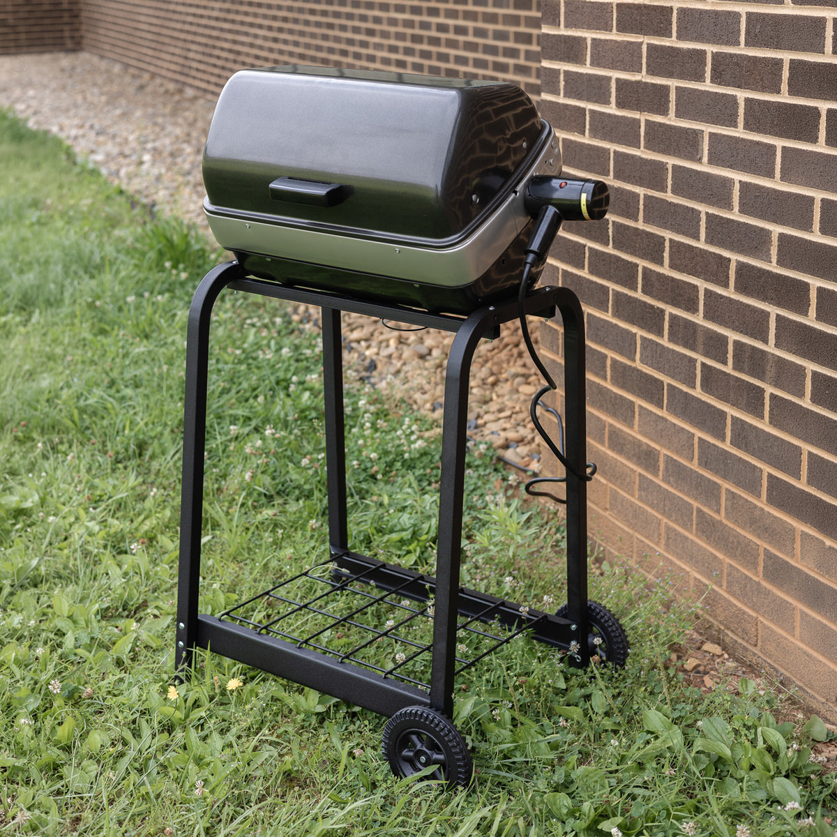 Americana Grills 3-Zone Cart Electric Grill, Outdoor Rolling Cart, Graphite - VMInnovations
