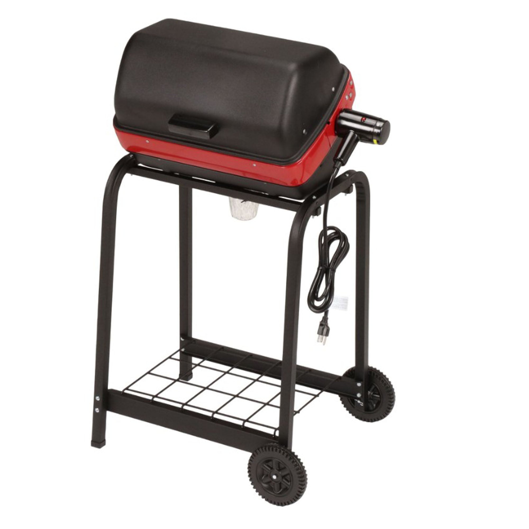 Americana Grills 3-Zone Cart Electric Grill, Outdoor Rolling Cart, Graphite