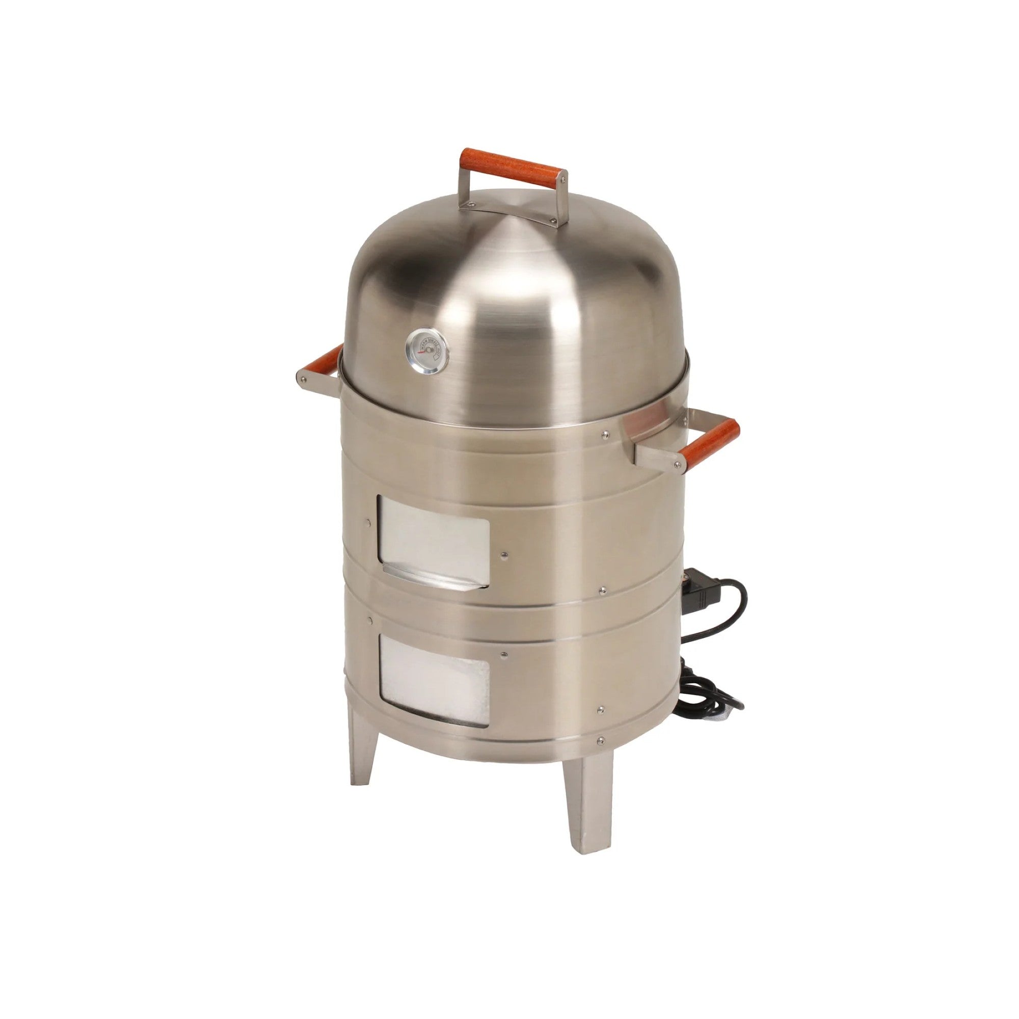 Americana Stainless Steel Electric Water Smoker, 1500W Vertical Outdoor BBQ