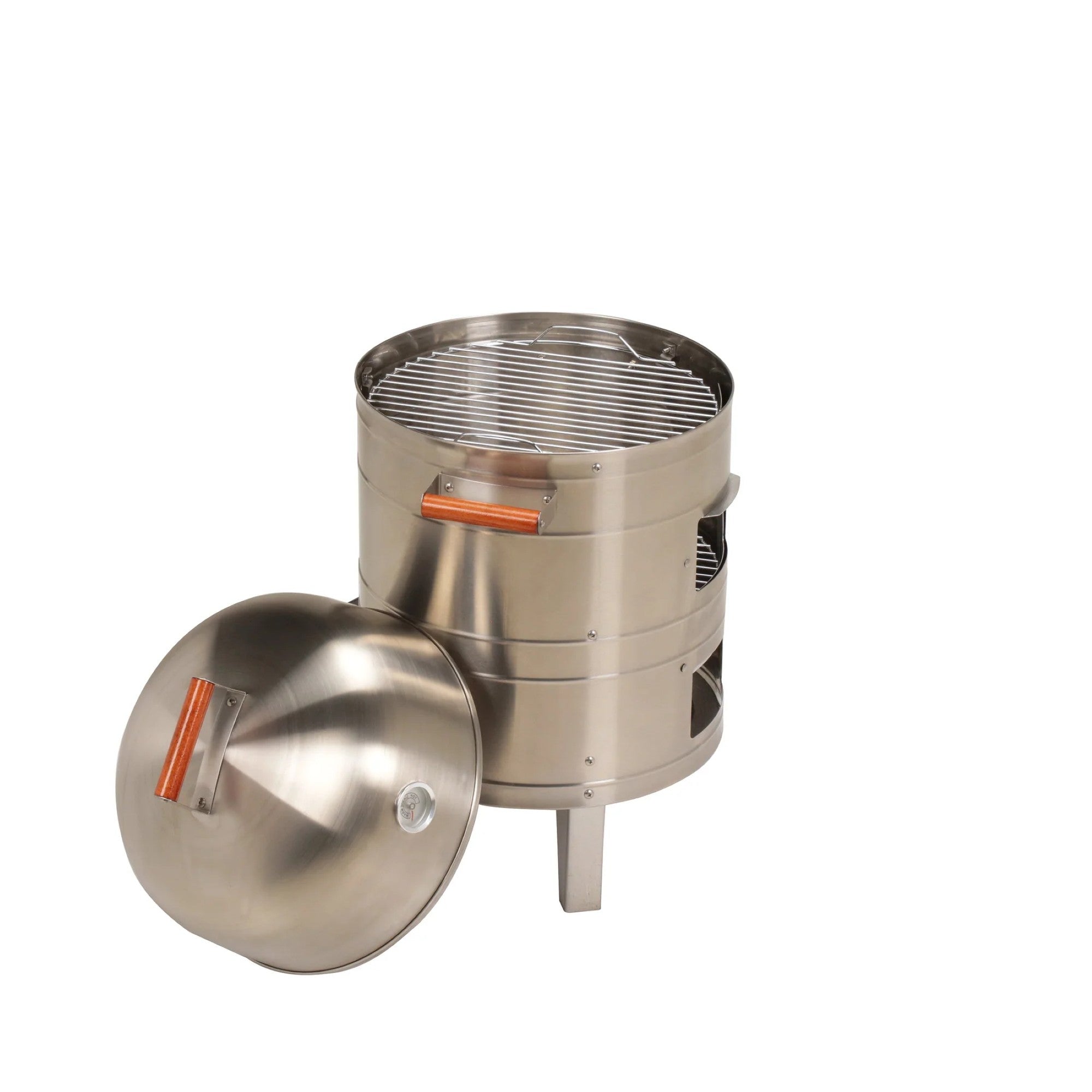 Americana Stainless Steel Electric Water Smoker, 1500W Vertical Outdoor BBQ