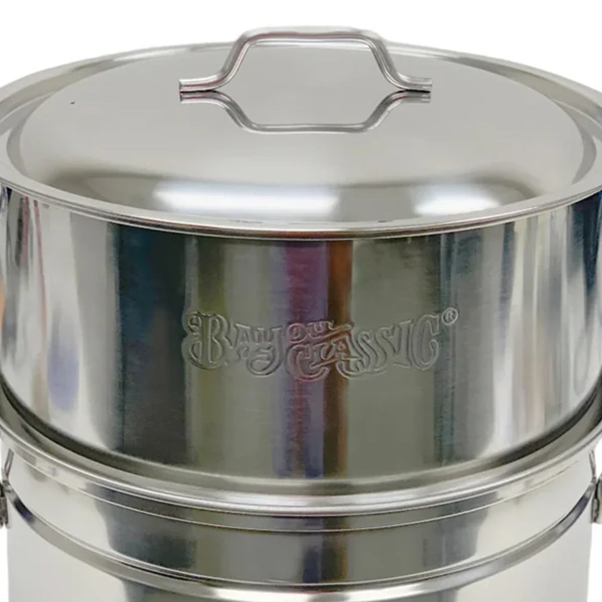 Bayou Classic Stainless Oyster Steamer, Large Seafood Steaming Pot (Open Box)
