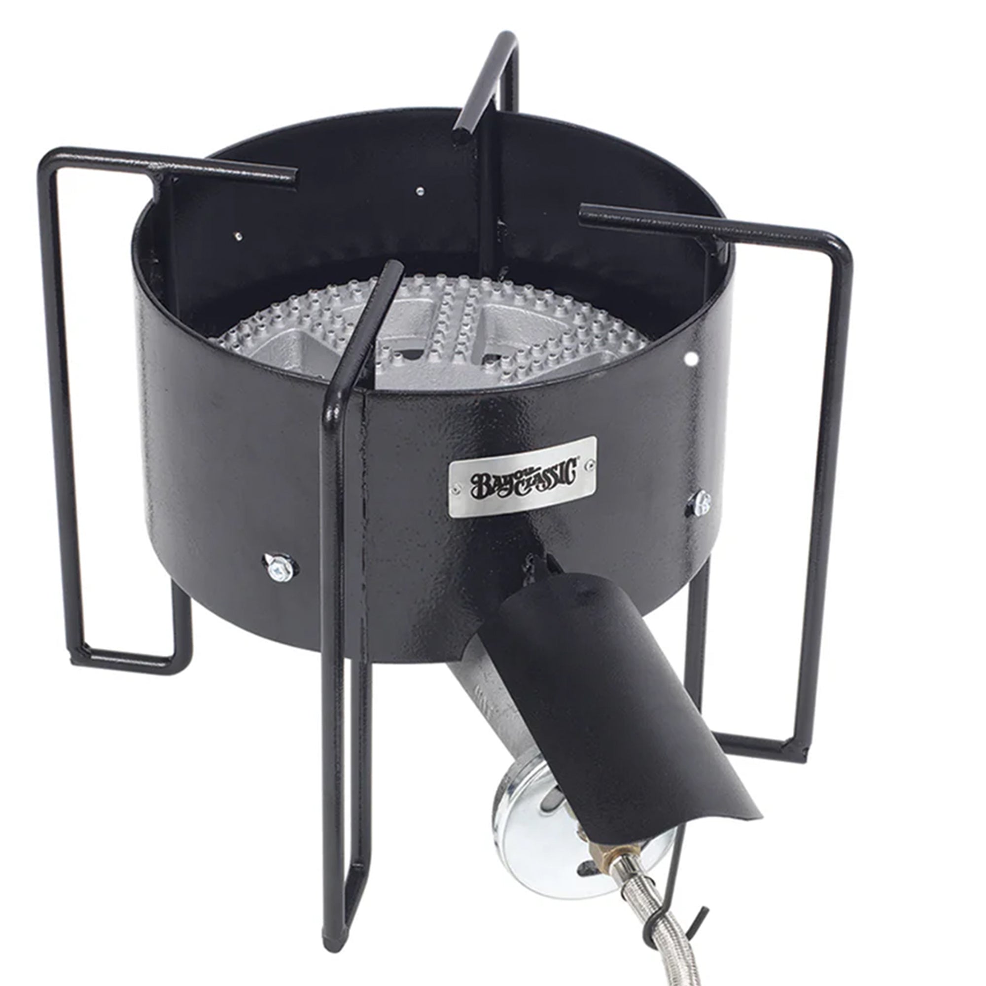 Bayou Classic Banjo Cooker, 16-Inch Propane Burner for Crawfish and Crab Boils
