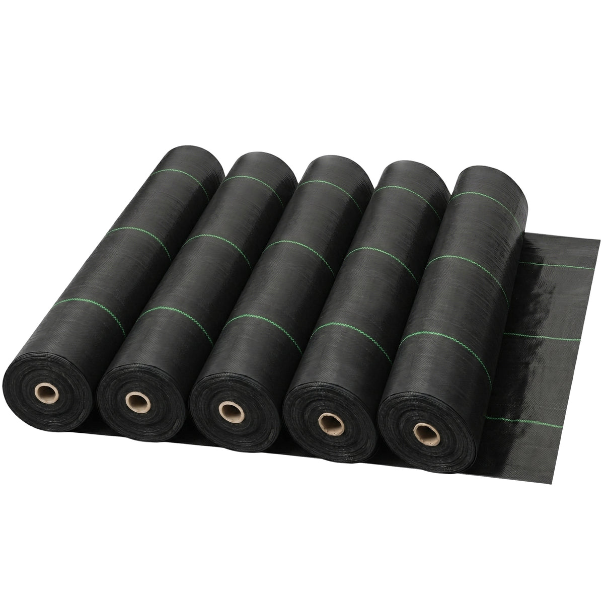 DeWitt 5 Pack Earthmat Woven 4' x 300' Ground Cover, Weed Control Garden Mat