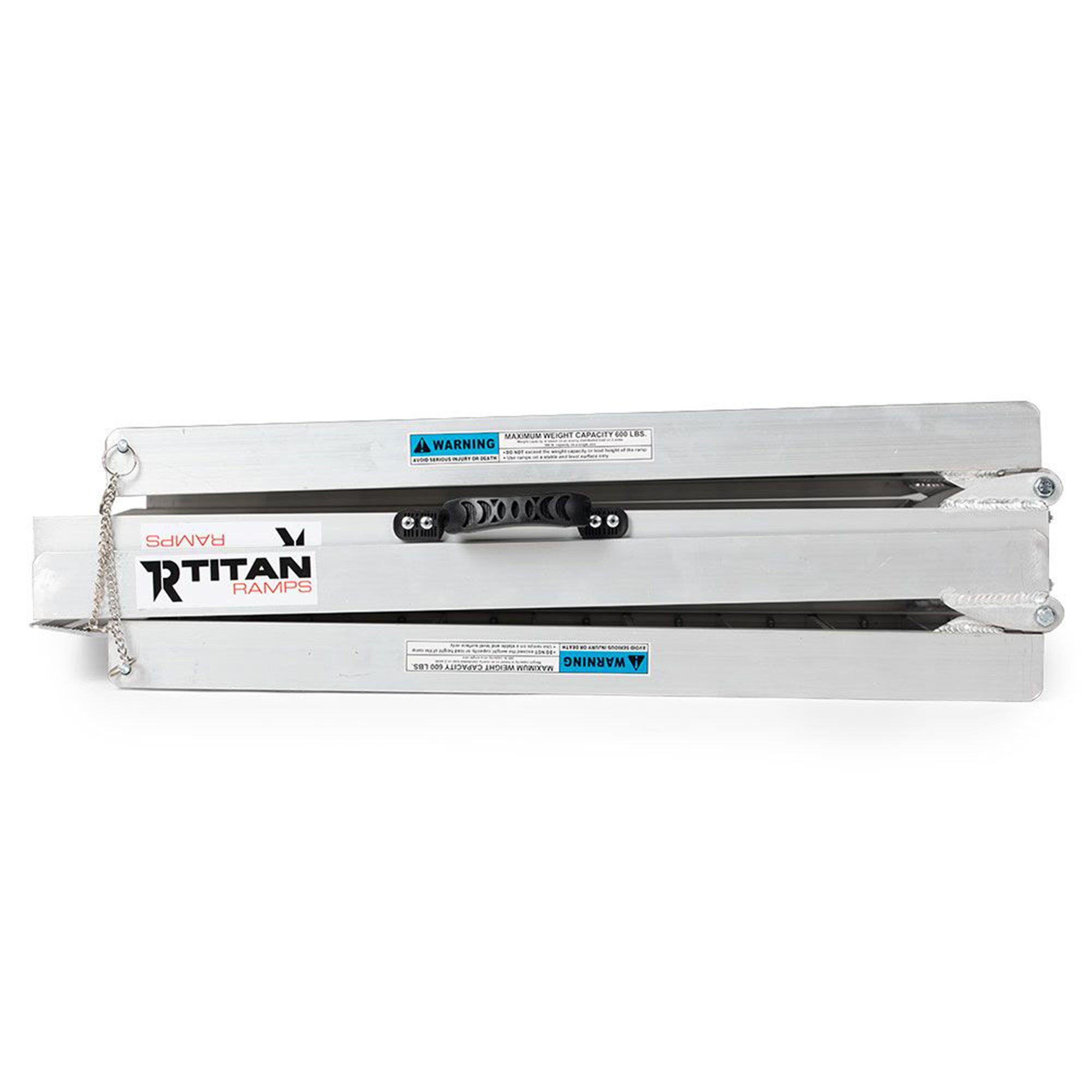 Titan Ramps 6 Foot Multi-Fold Aluminum Wheelchair Ramp, 600 Pound Cap (Open Box)