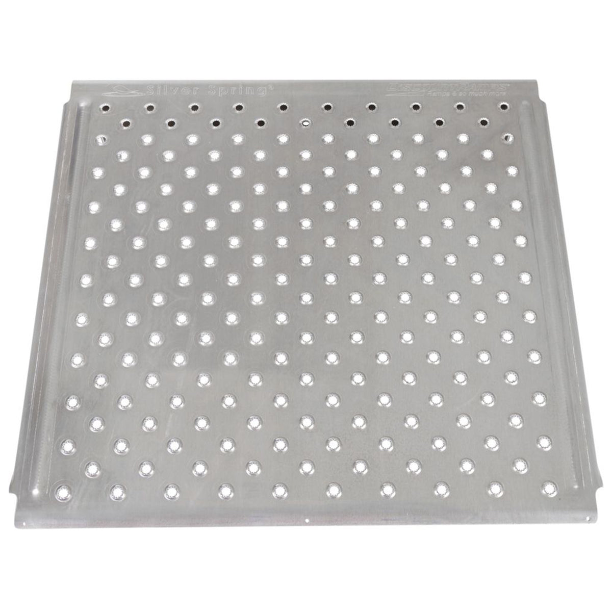 Silver Spring 26 In Adjustable Aluminum Wheelchair Door Threshold Ramp(Open Box)