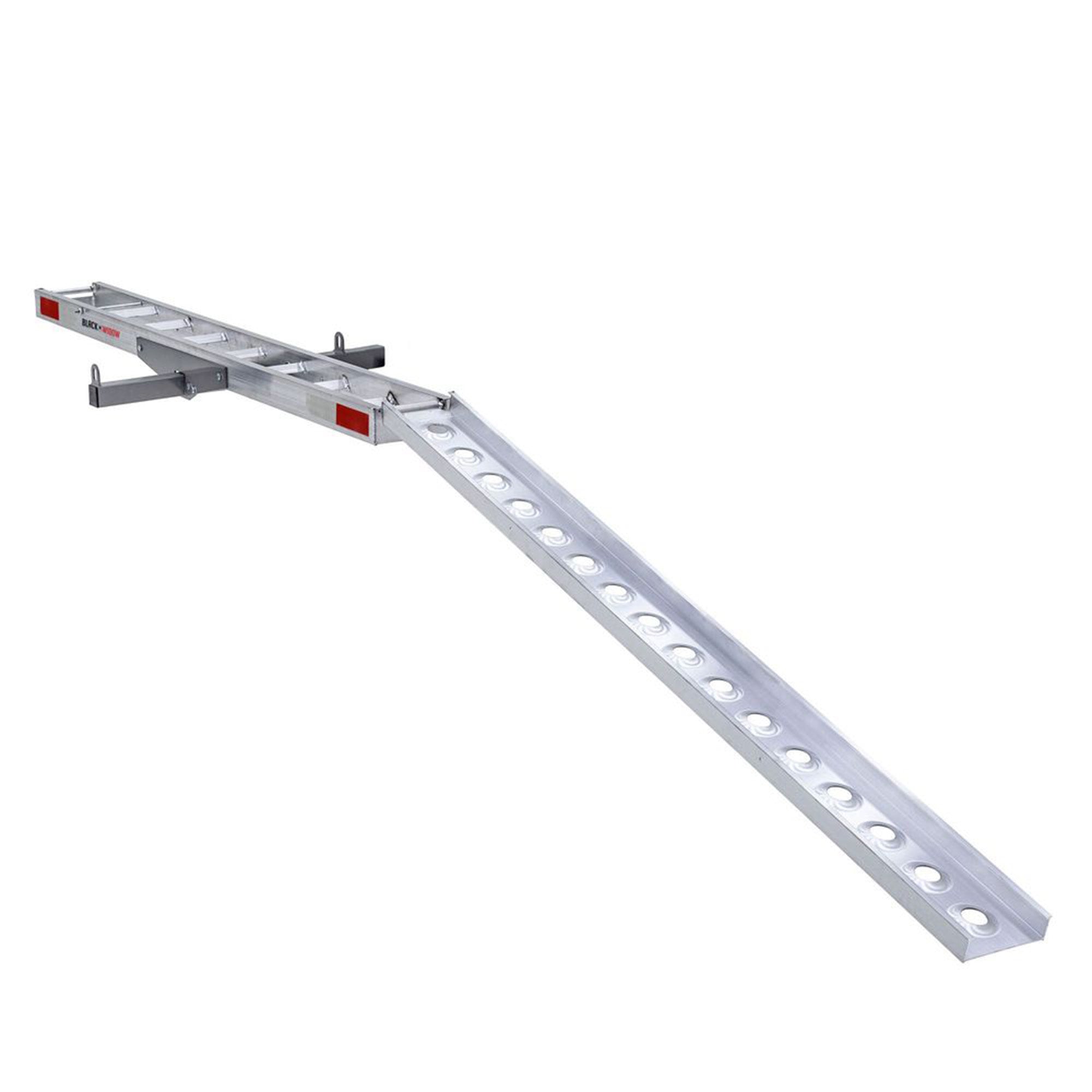 Black Widow Aluminum Dirt Bike Hitch Carrier with 6-Foot Ramp, 400 Lb (Open Box)