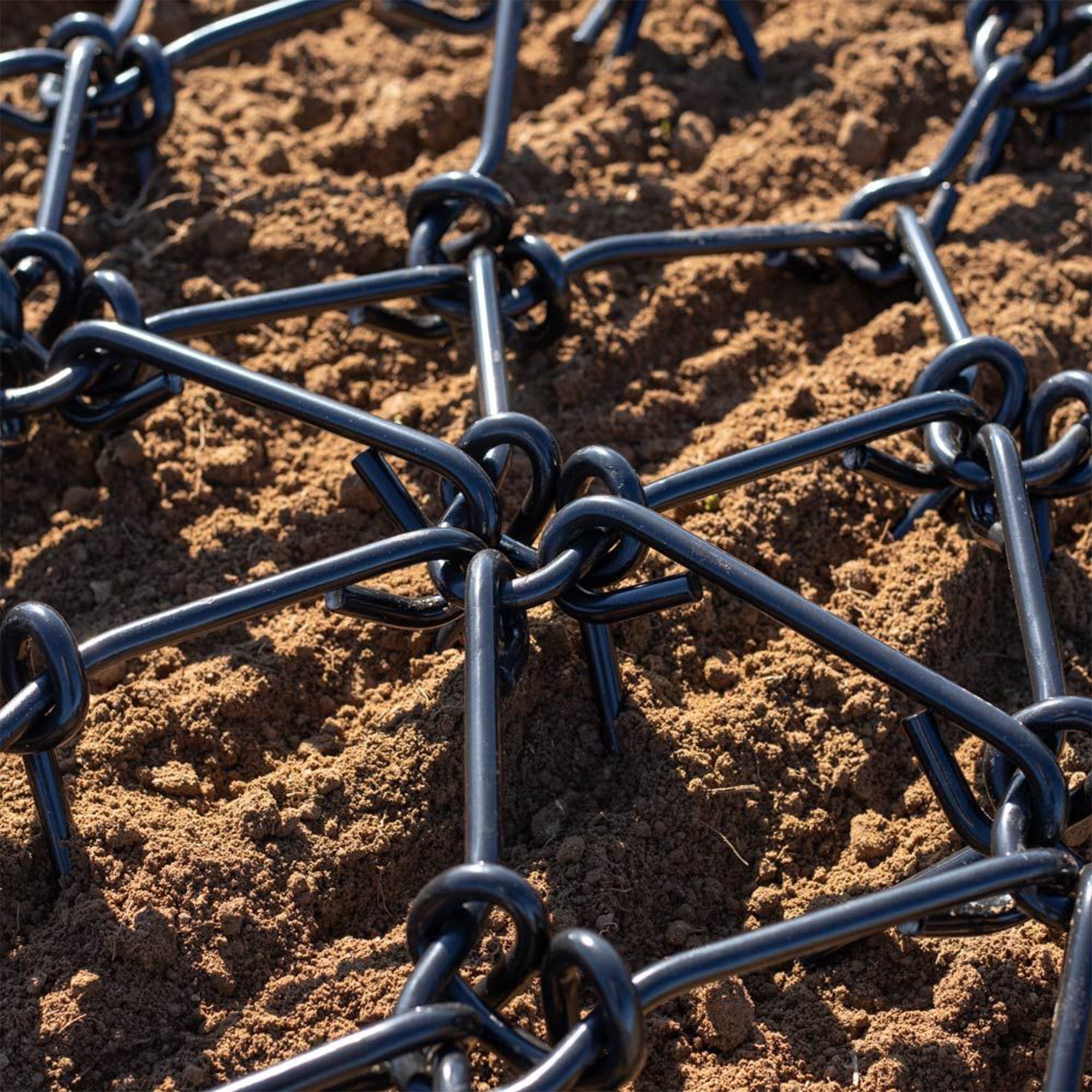 Titan Ramps ATV UTV Chain Tow Behind Drag Harrow, Heavy Duty Steel Mesh, 7’ x 8’ - VMInnovations