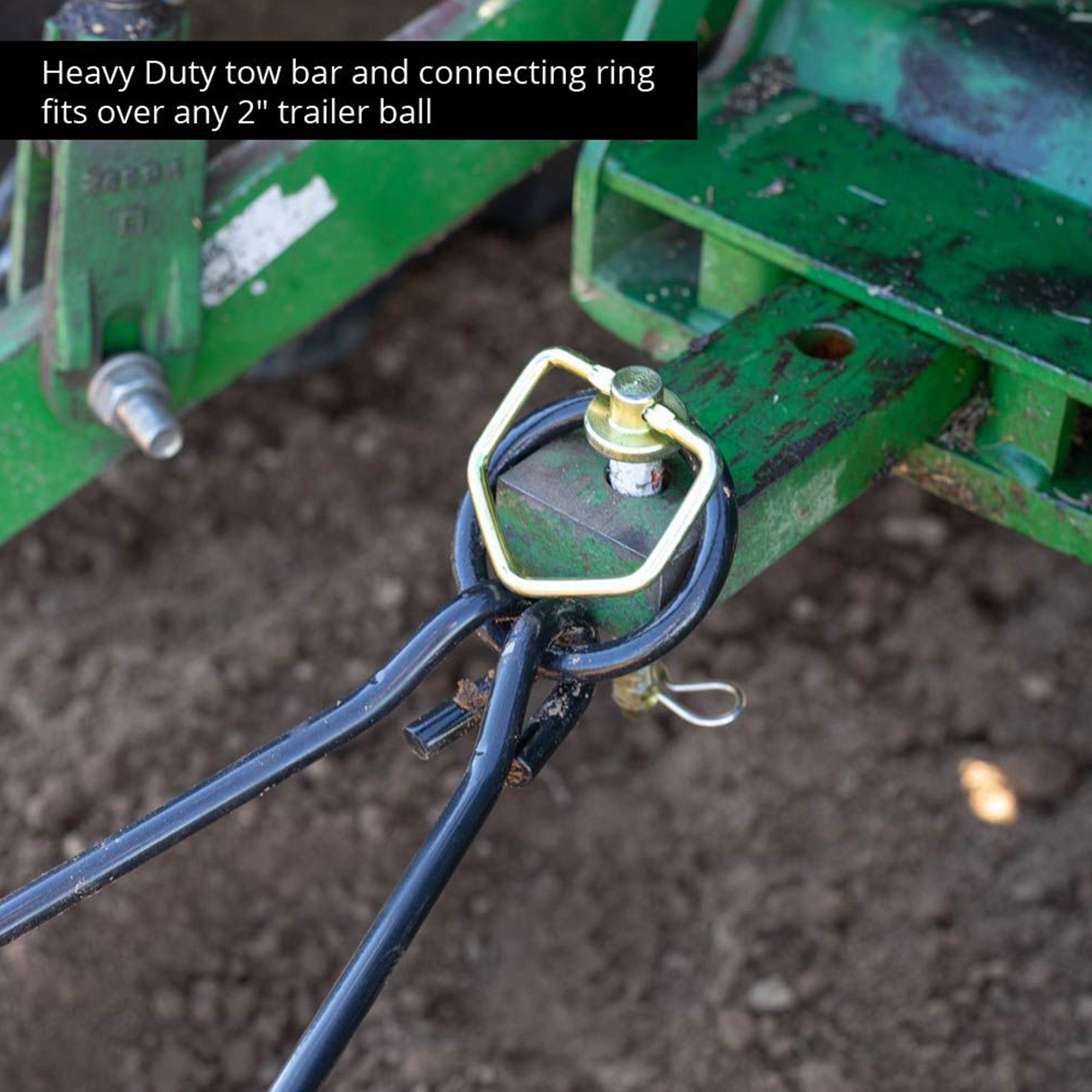 Titan Ramps ATV UTV Chain Tow Behind Drag Harrow, Heavy Duty Steel Mesh, 7’ x 8’ - VMInnovations