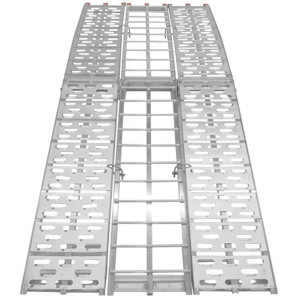 Titan Ramps 7.5 Ft Solid Plate Motorcycle Loading Ramp, 1,000Lb Cap, (Open Box)