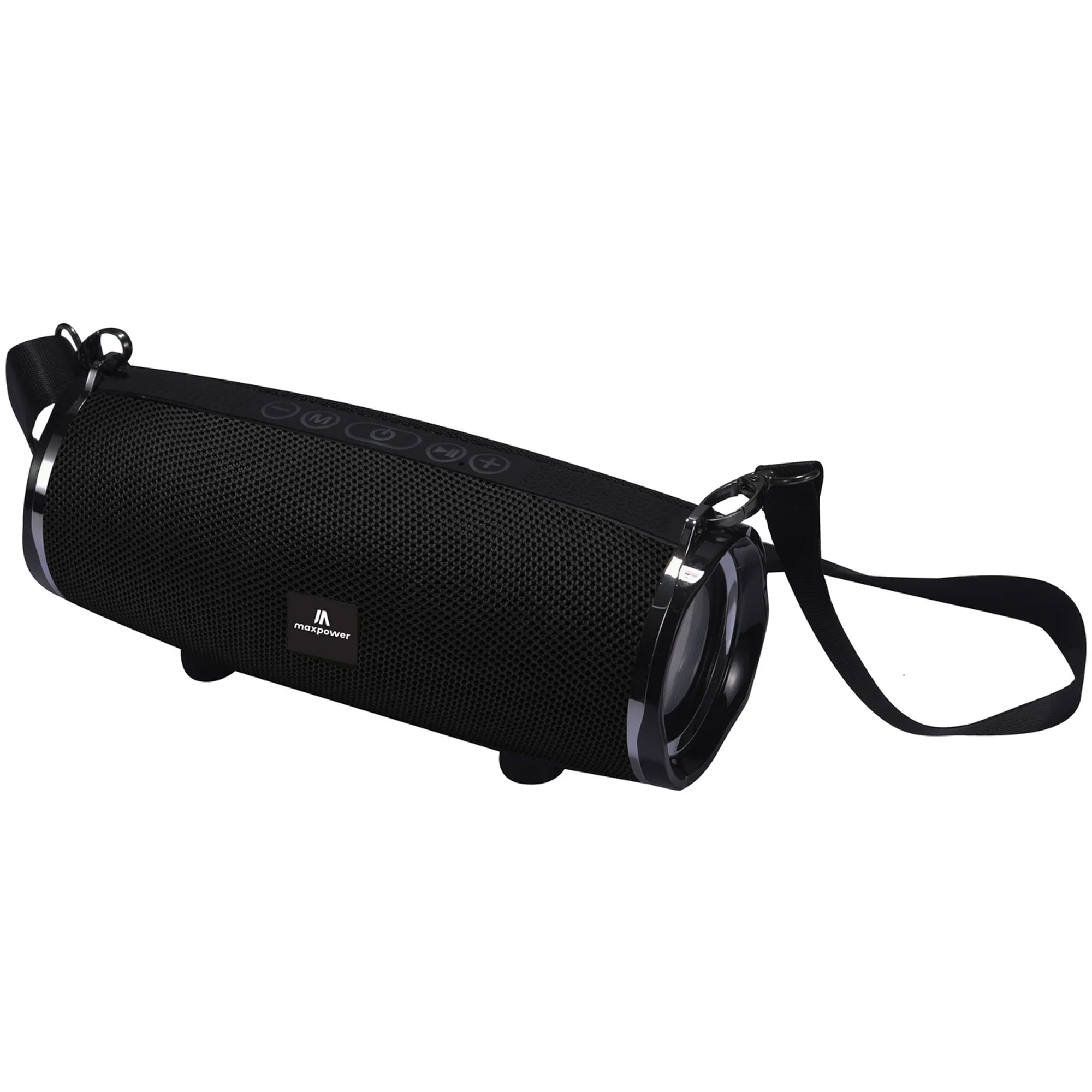 Max Power MPD189 Cyclone Rechargeable Bluetooth Speaker with Carry Strap, Blue