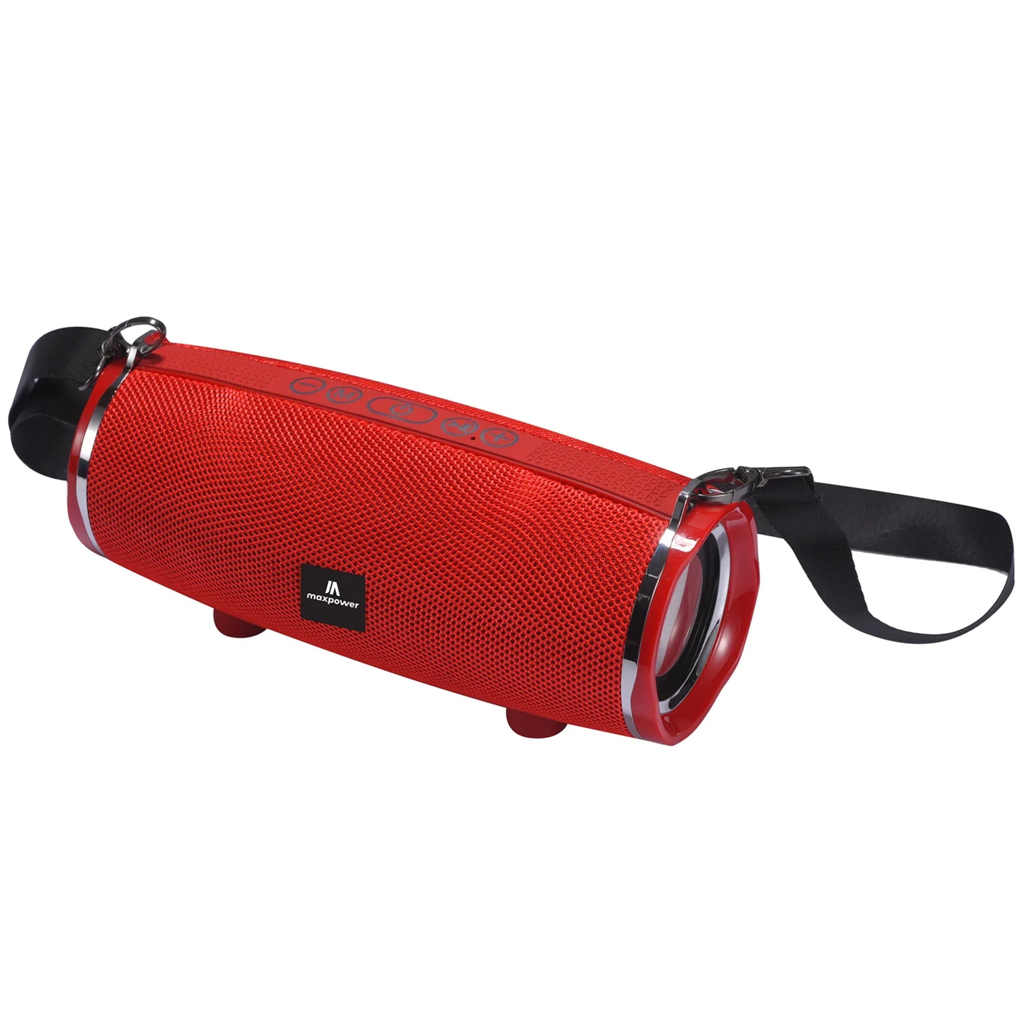 Max Power MPD189 Cyclone Rechargeable Bluetooth Speaker with Carry Strap, Blue