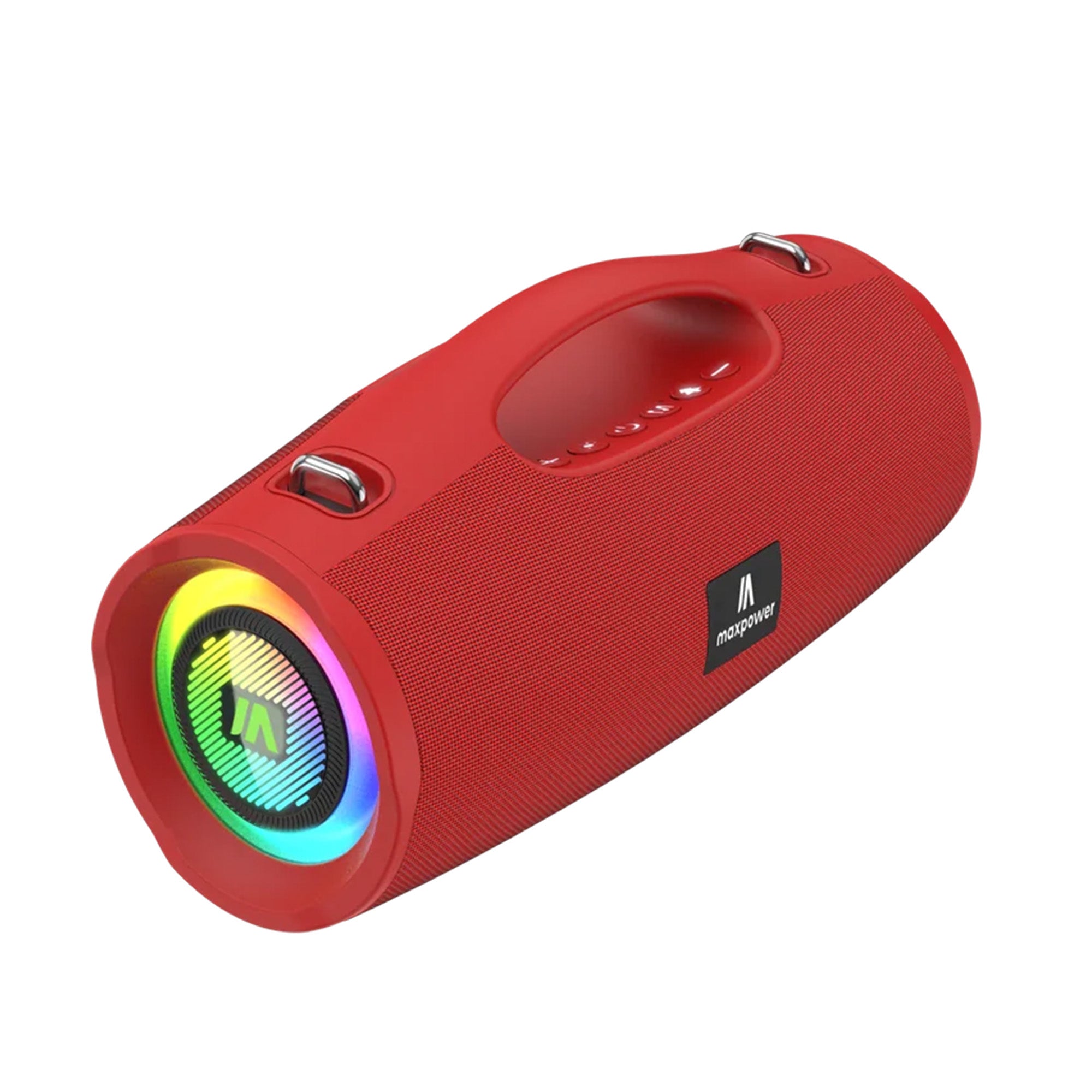 Max Power MPD437 Ultra Pro M2 Portable and Rechargeable Bluetooth Speaker, Red