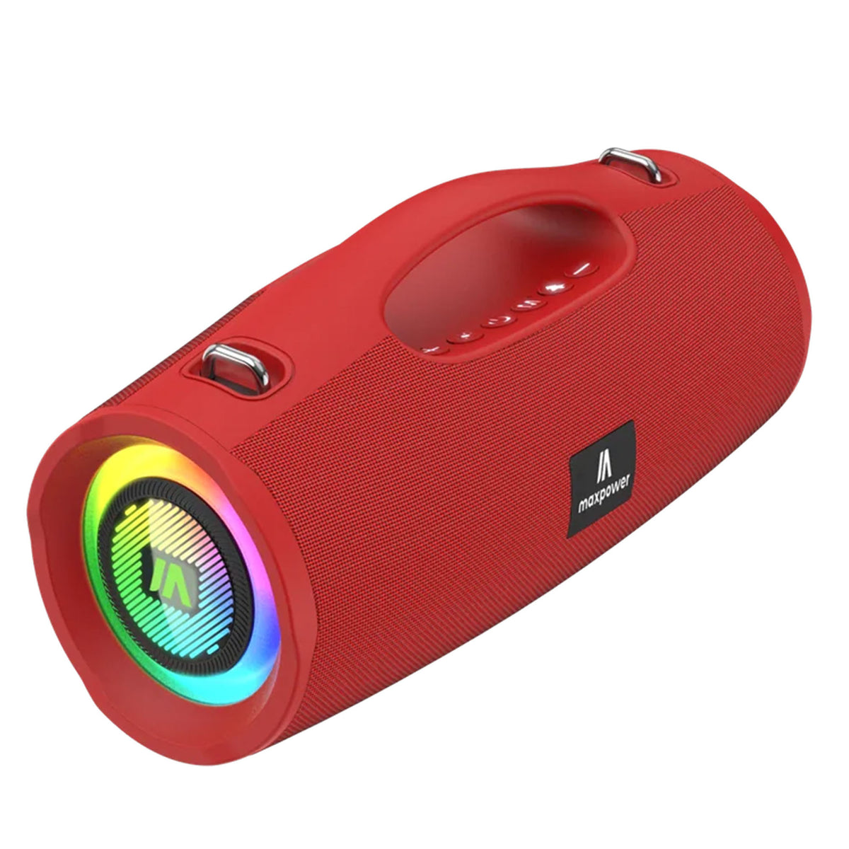 Max Power MPD437 Ultra Pro M2 Portable and Rechargeable Bluetooth Speaker, Red - VMInnovations