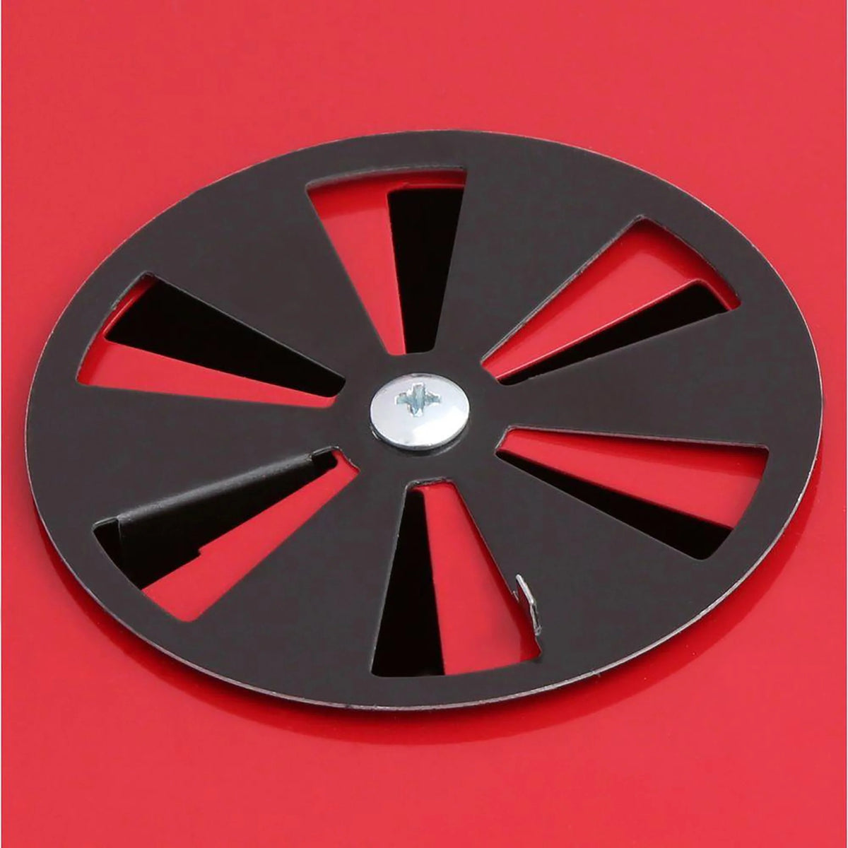 Americana The Swinger Portable Charcoal Grill, Outdoor BBQ with Wheels, Red - VMInnovations