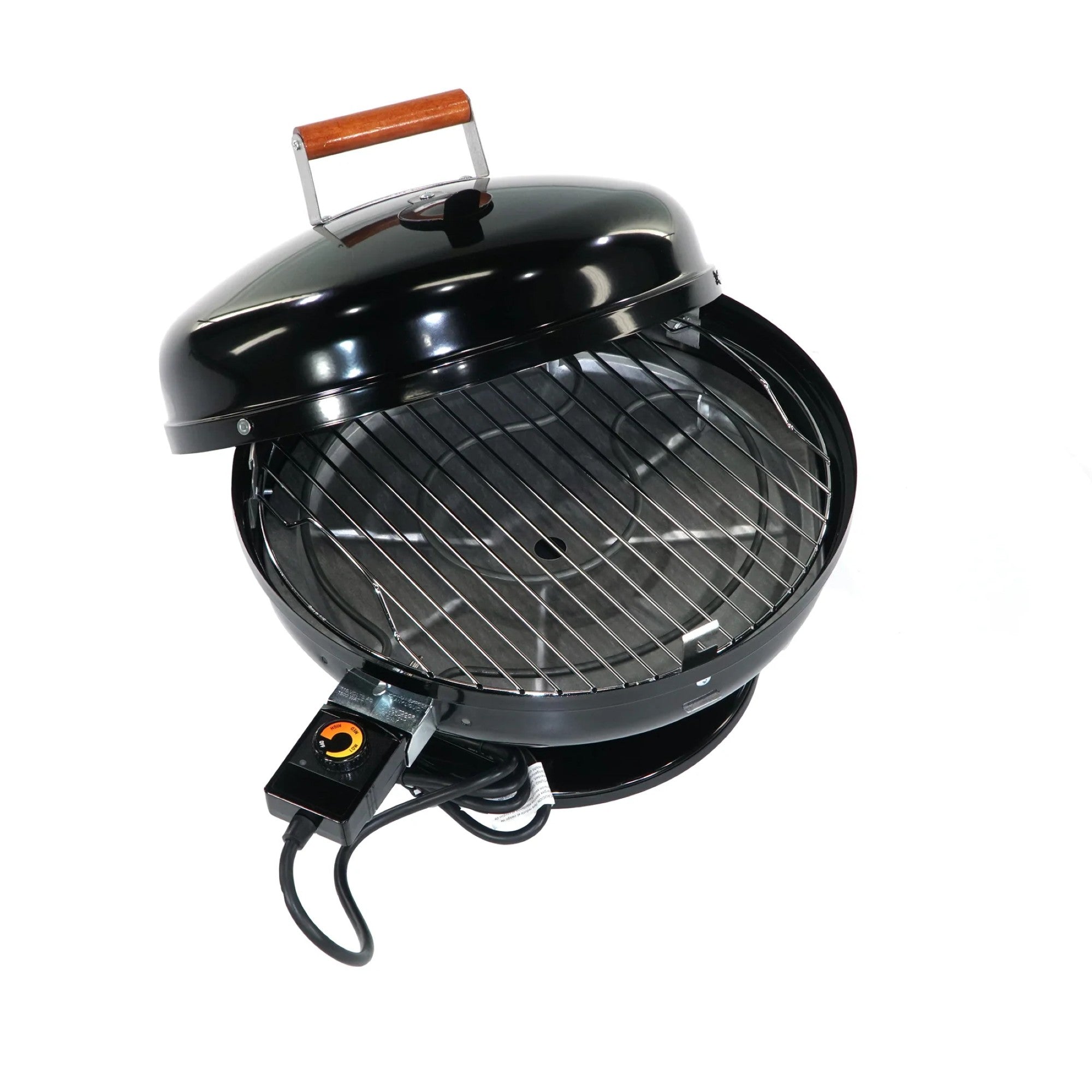 Americana Grills Lock N' Go Electric Grill, Portable for Outdoor Cooking, Black